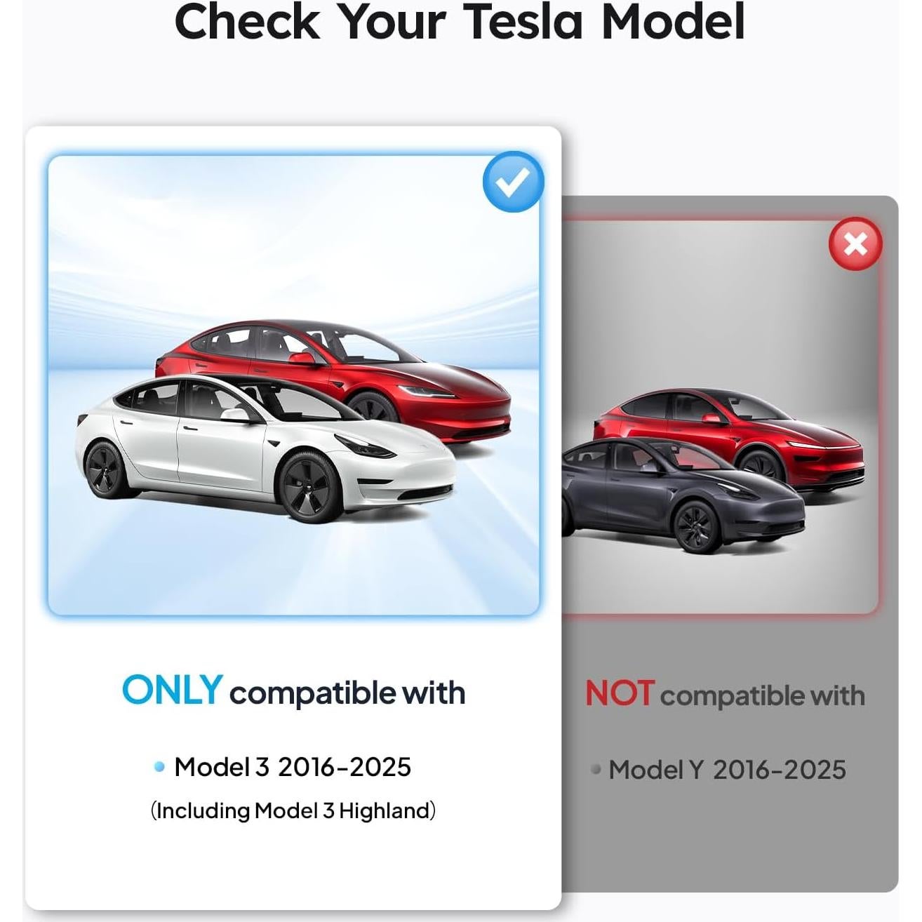 Sombrilla Parabrisas Wigoo para Tesla Model 3 2016-2026