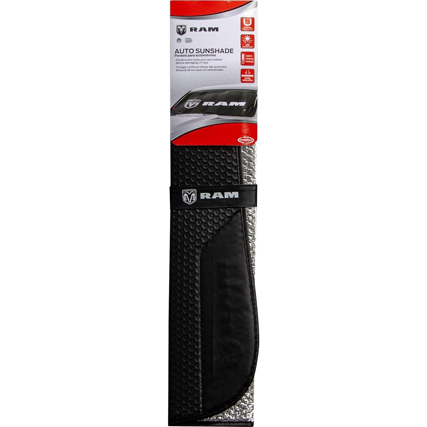 Parasol de Parabrisas Delantero Plasticolor 003860R01 Negro Mate