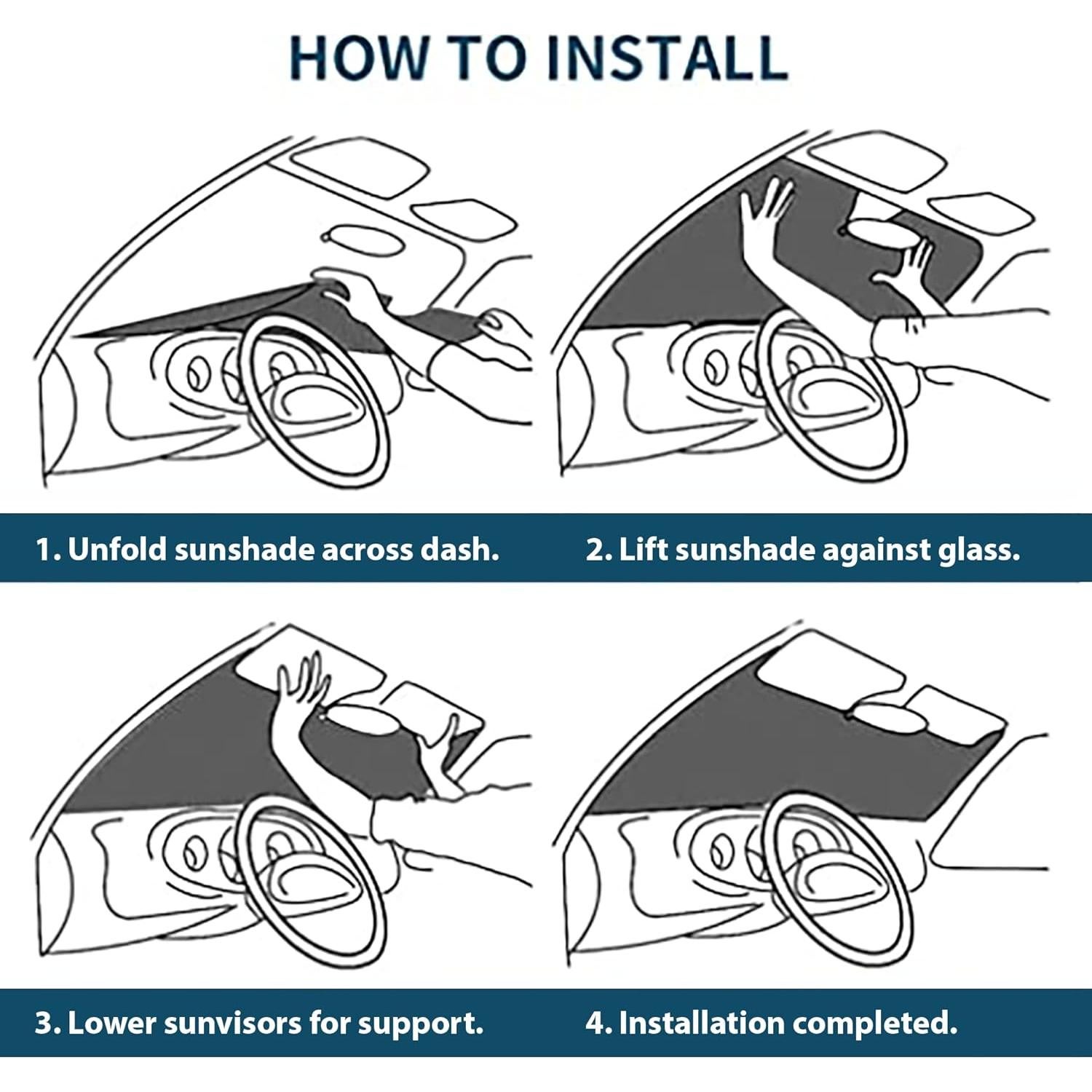 Parasol de Parabrisas Delantero Plasticolor 003860R01 Negro Mate