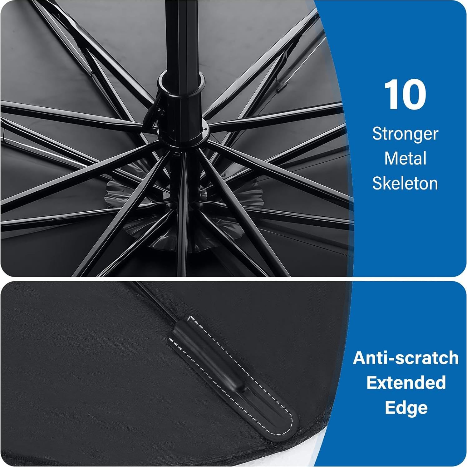 Sombrilla para Parabrisas Clothclose 139.7x80 cm Plegable UV