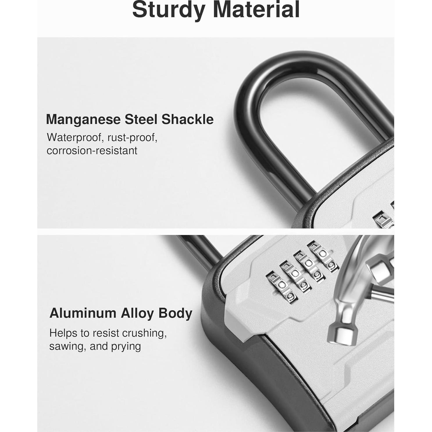 Caja de Seguridad Puroma Gris, Montada en Pared, 4 Dígitos