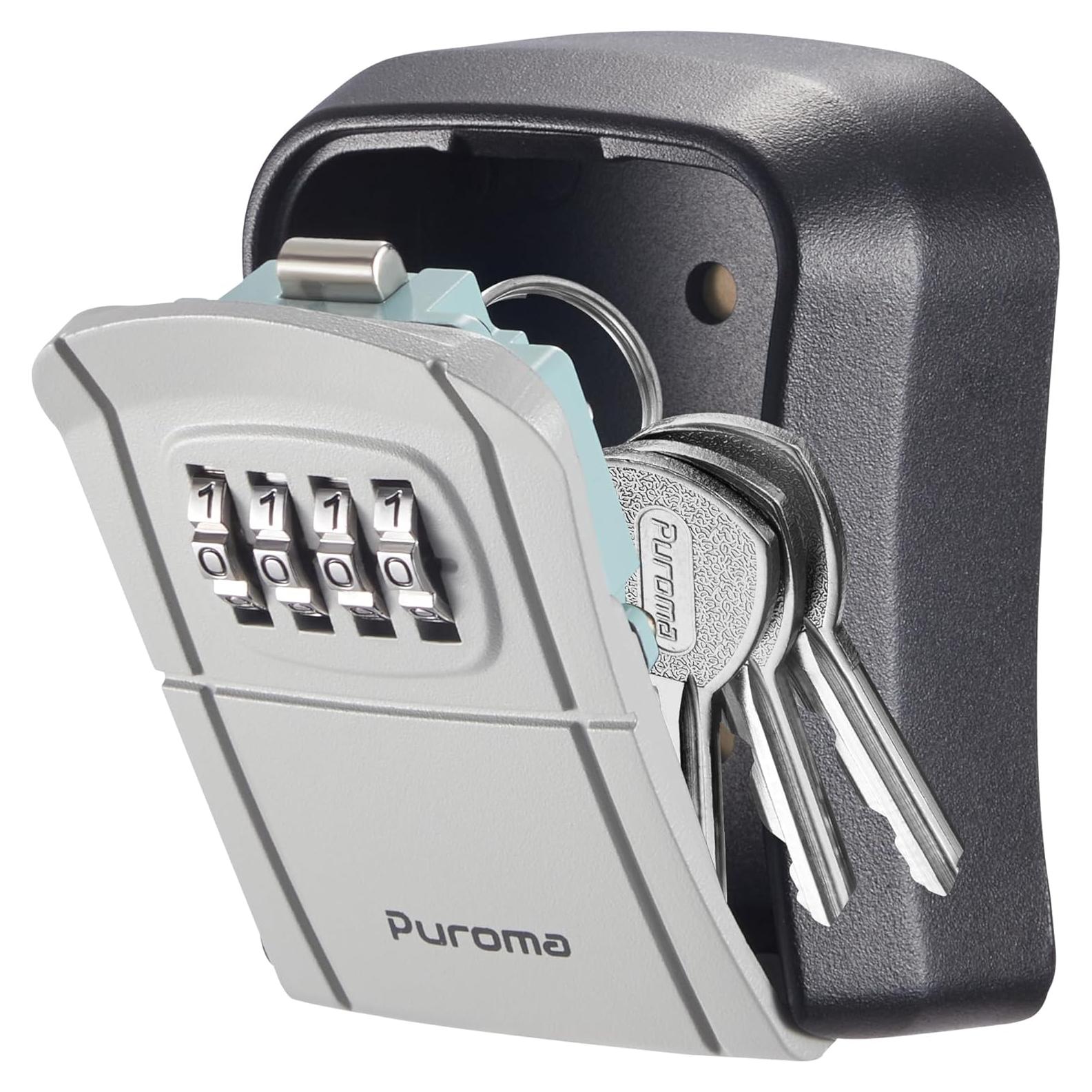 Caja de Llaves Montada en la Pared Puroma con Combinación 4 Dígitos