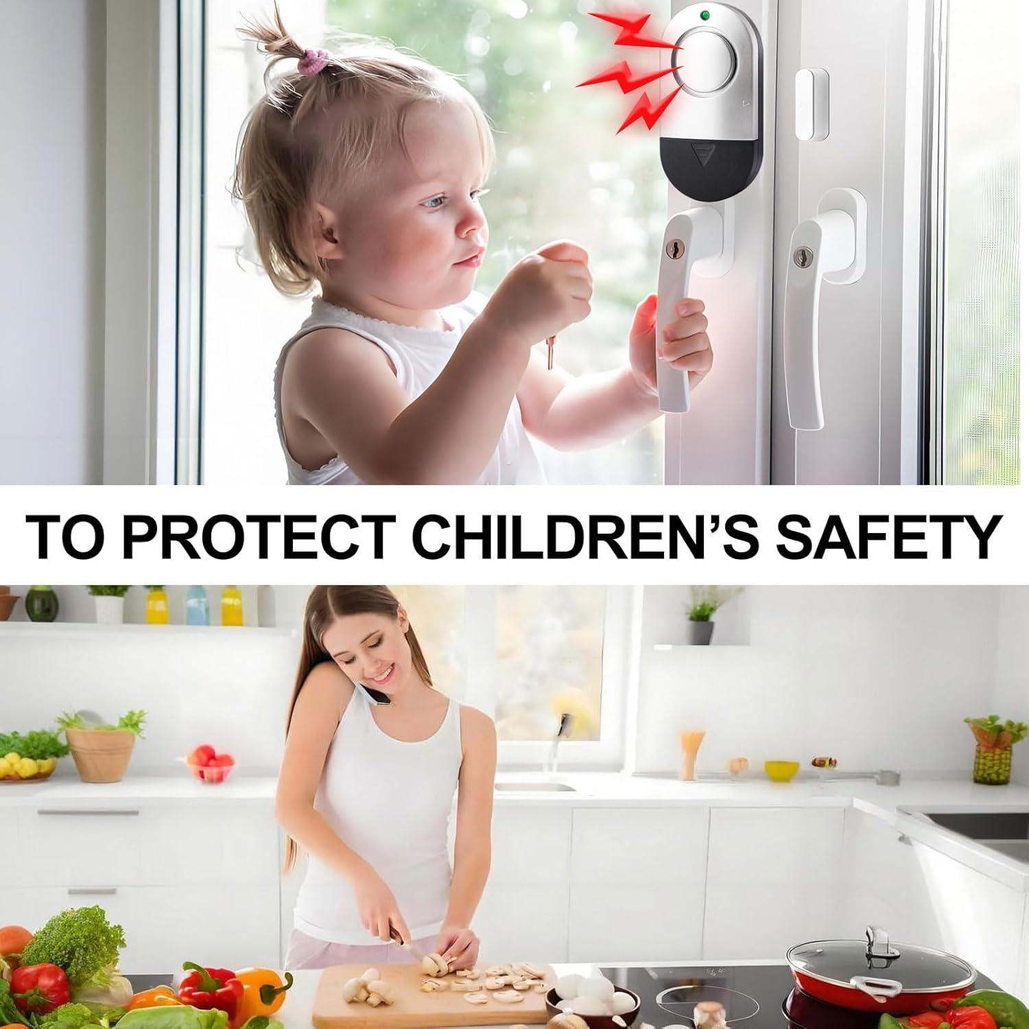 Alarma de Ventana y Puerta Toeeson 120dB - Paquete de 6