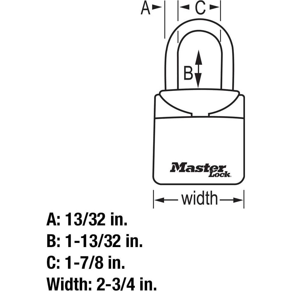 Caja de Llaves Master Lock 5406D Portátil 2-3/4" Ancho