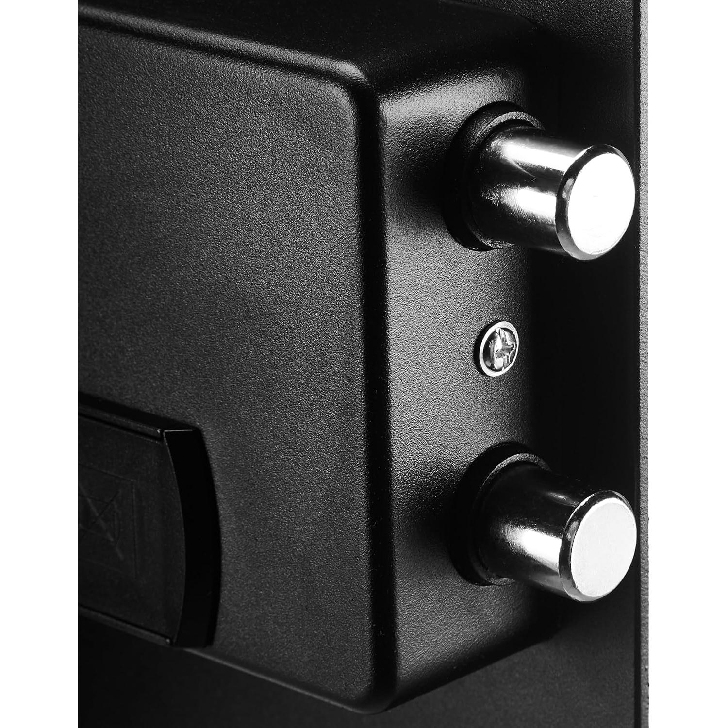 Caja Fuerte Electrónica Amazon Basics 50L Acero Negra