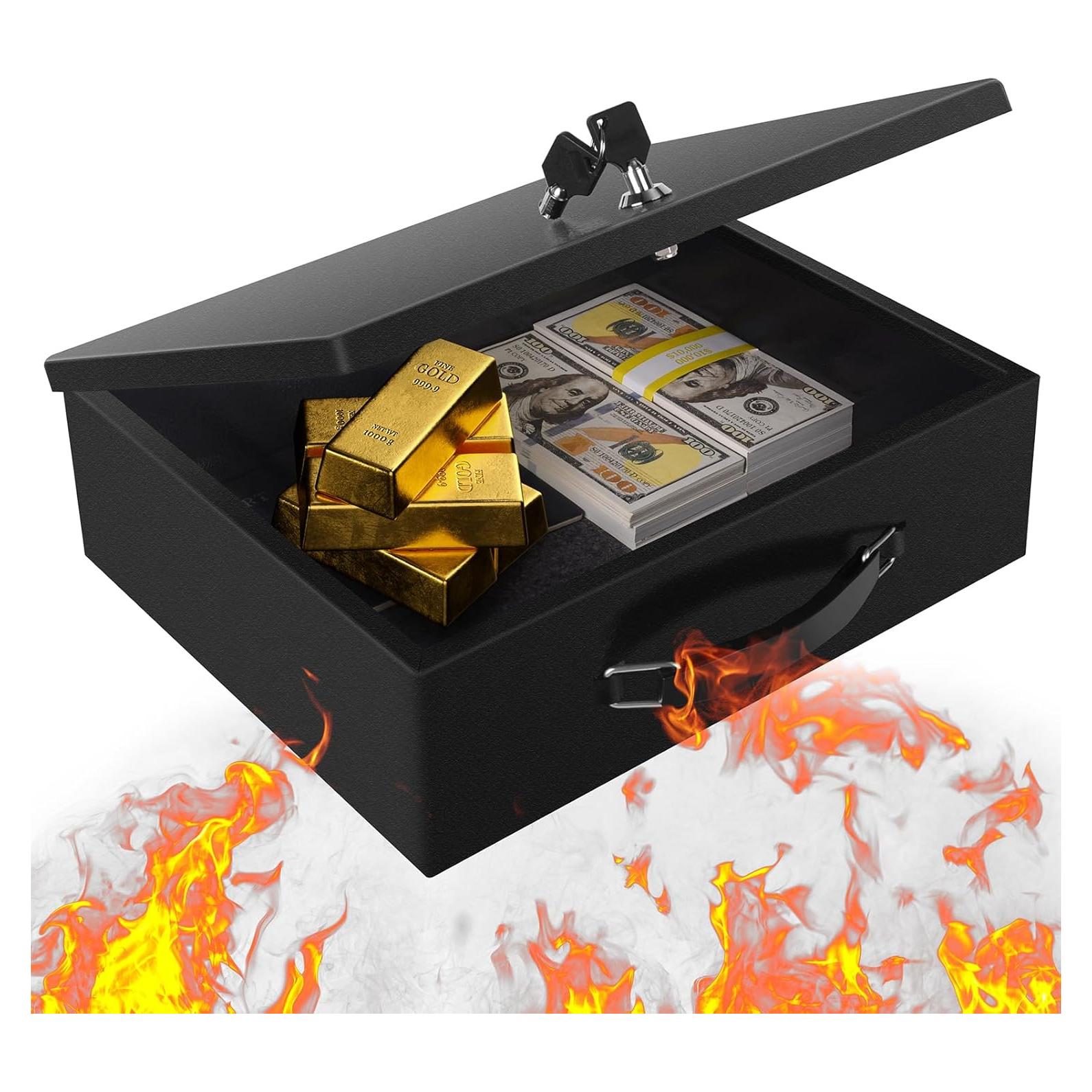 Caja de Seguridad a Prueba de Fuego Crinwaki 33.5x27.9cm