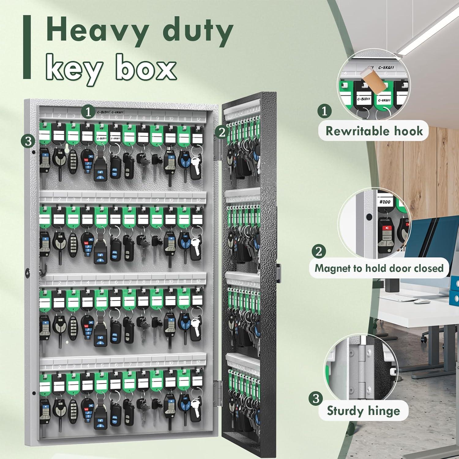 Caja de Llaves Inteligente WeHere 96 Llaves Montaje Pared
