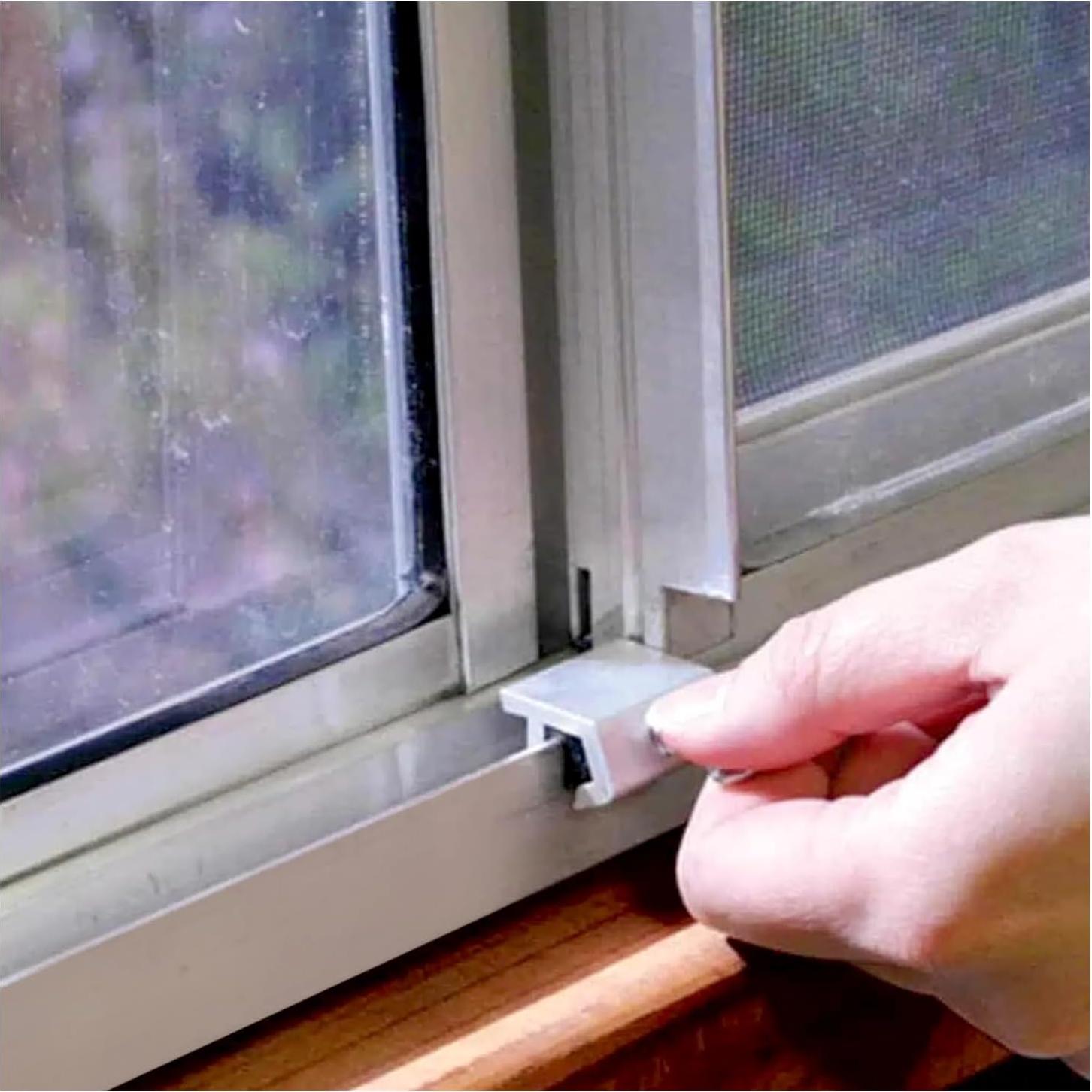 Candados de Seguridad para Ventanas Deslizantes Nuk3y - Aluminio, Paquete de 15