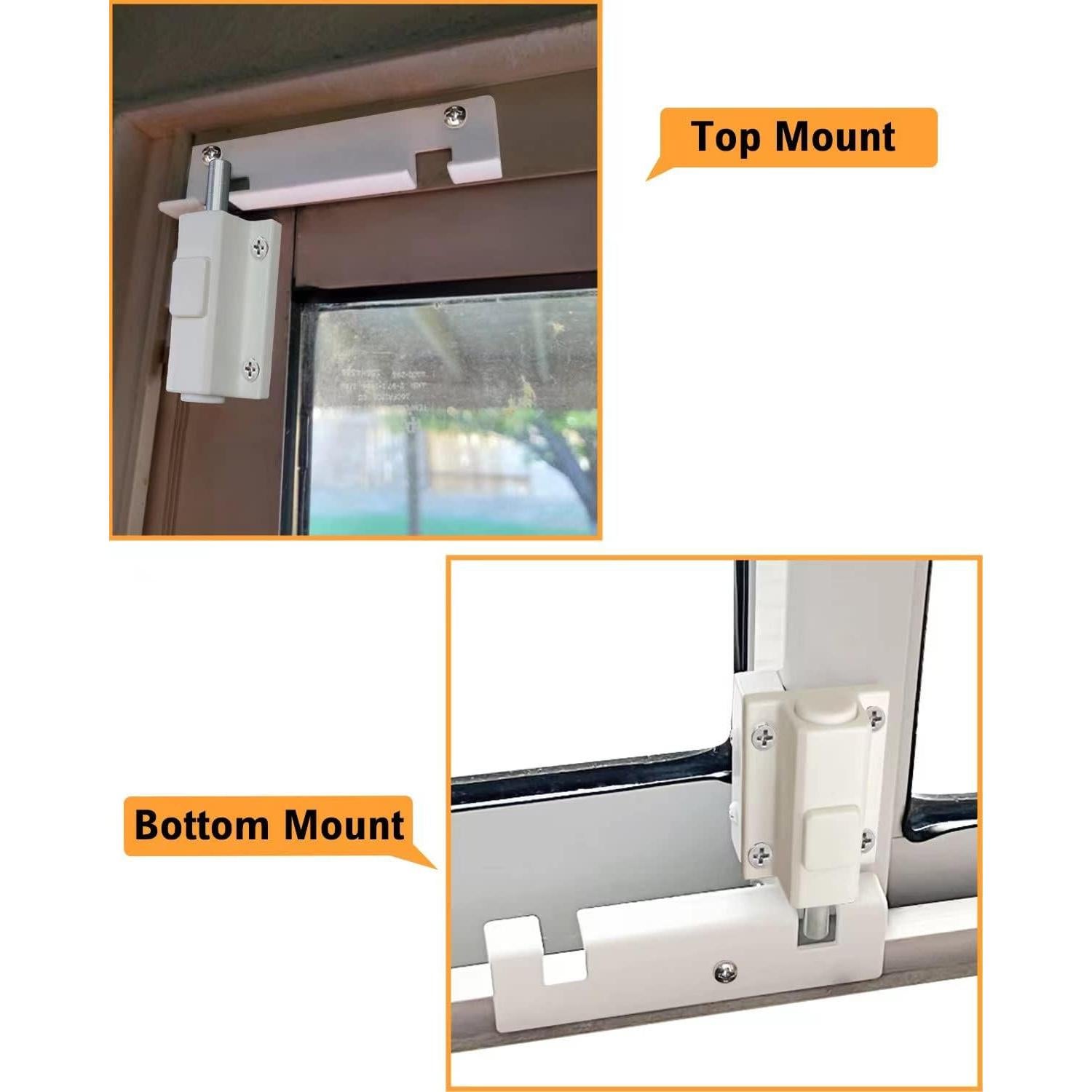 Cerradura de Seguridad para Puerta Corrediza SDGINA - Blanco