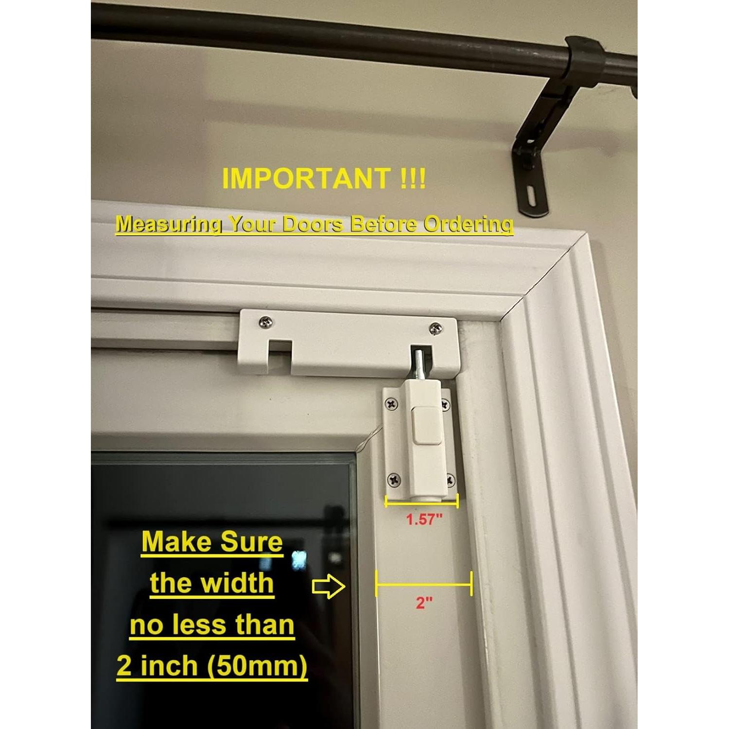 Cerradura de Seguridad para Puerta Corrediza SDGINA - Blanco