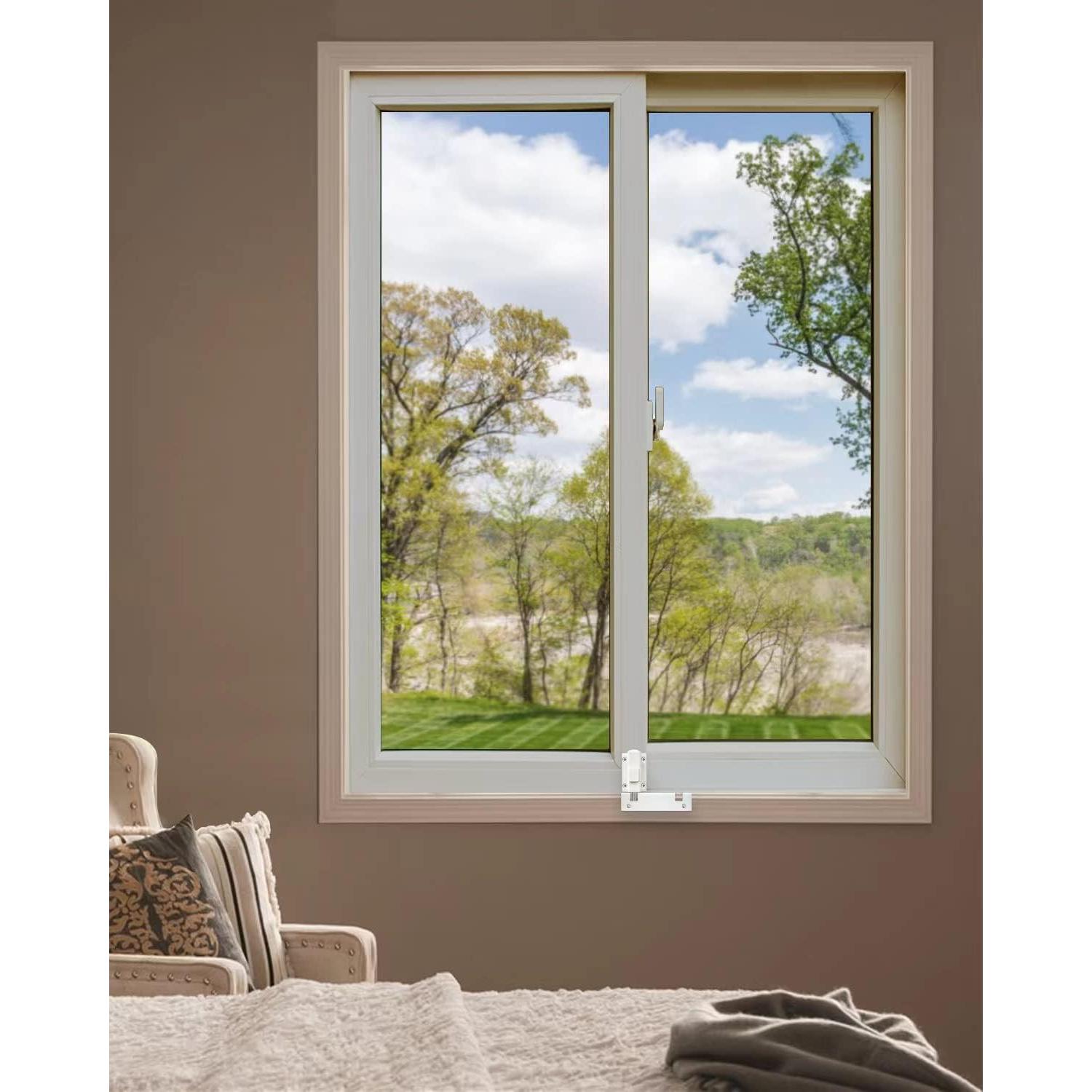 Cerradura de Seguridad para Puerta Corrediza SDGINA - Blanco