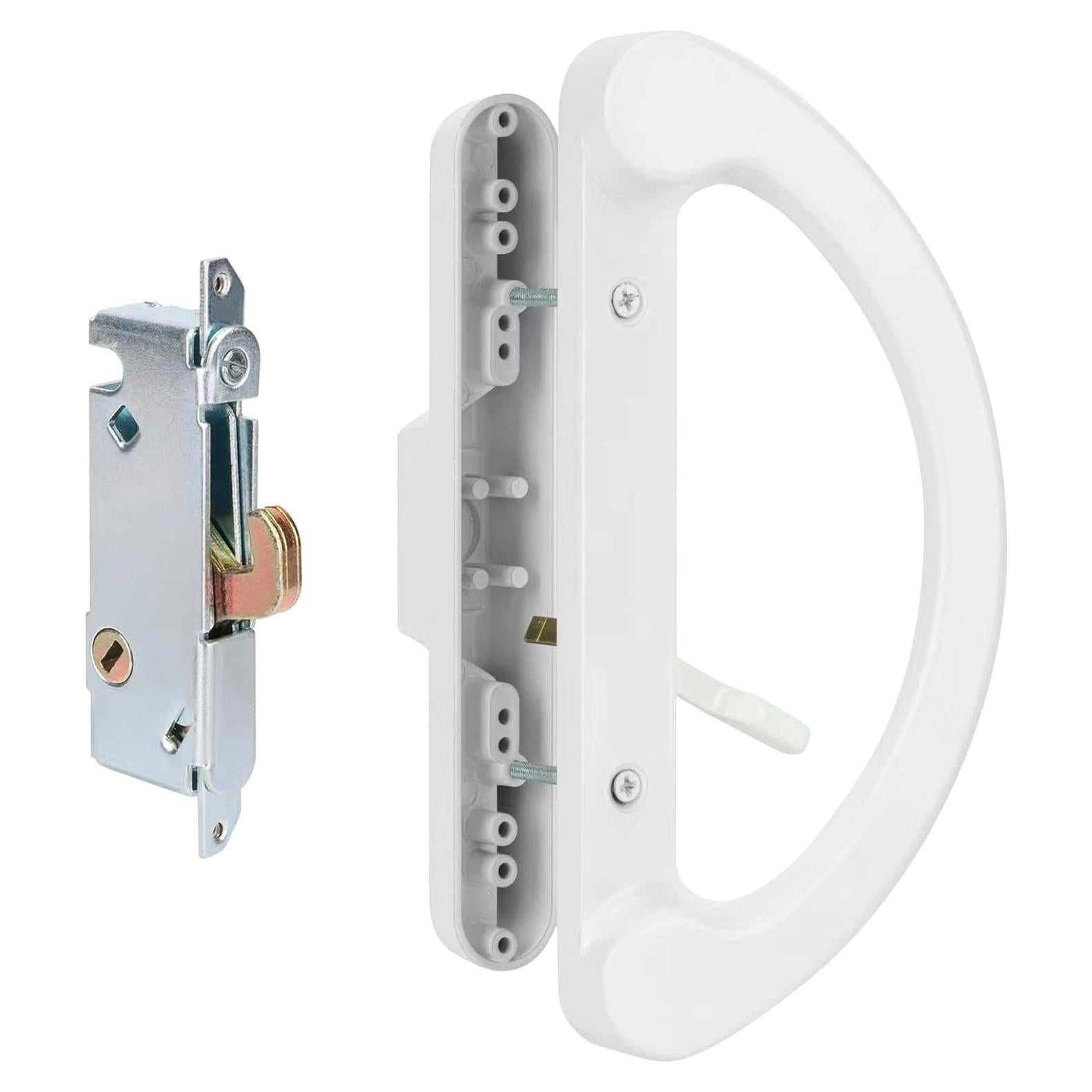 Juego de Manijas para Puerta de Patio HILLMASTER Blanco 45°