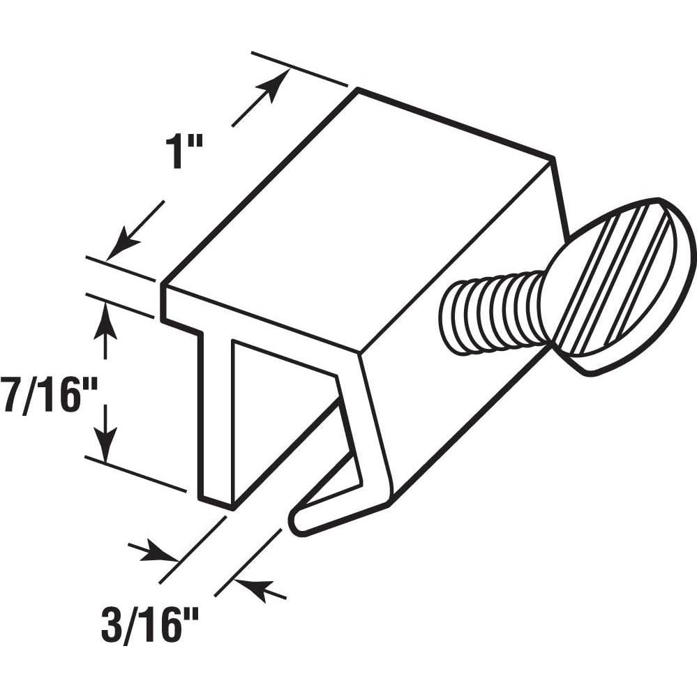 Cerradura de Seguridad para Ventanas Deslizantes Prime-Line - Paquete de 4