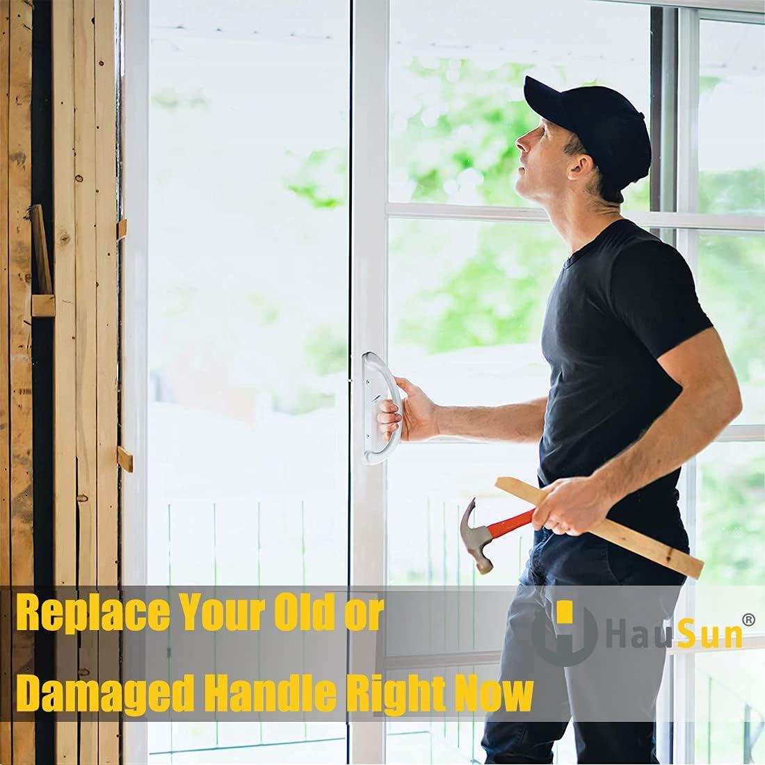 Juego de Manijas para Puerta Deslizante HauSun Blanco