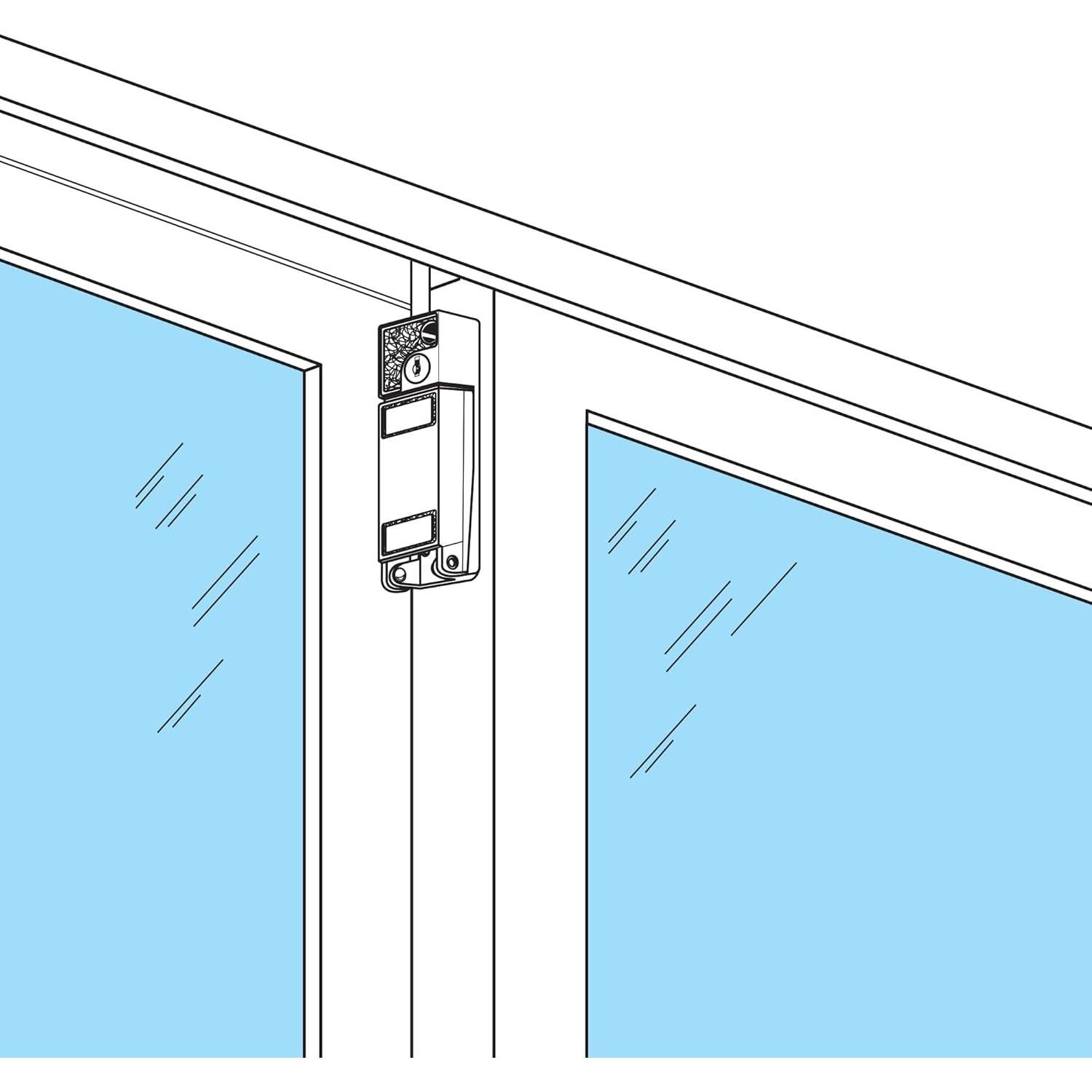 Cerradura de Puerta Corredera con Llave Prime-Line U 9919