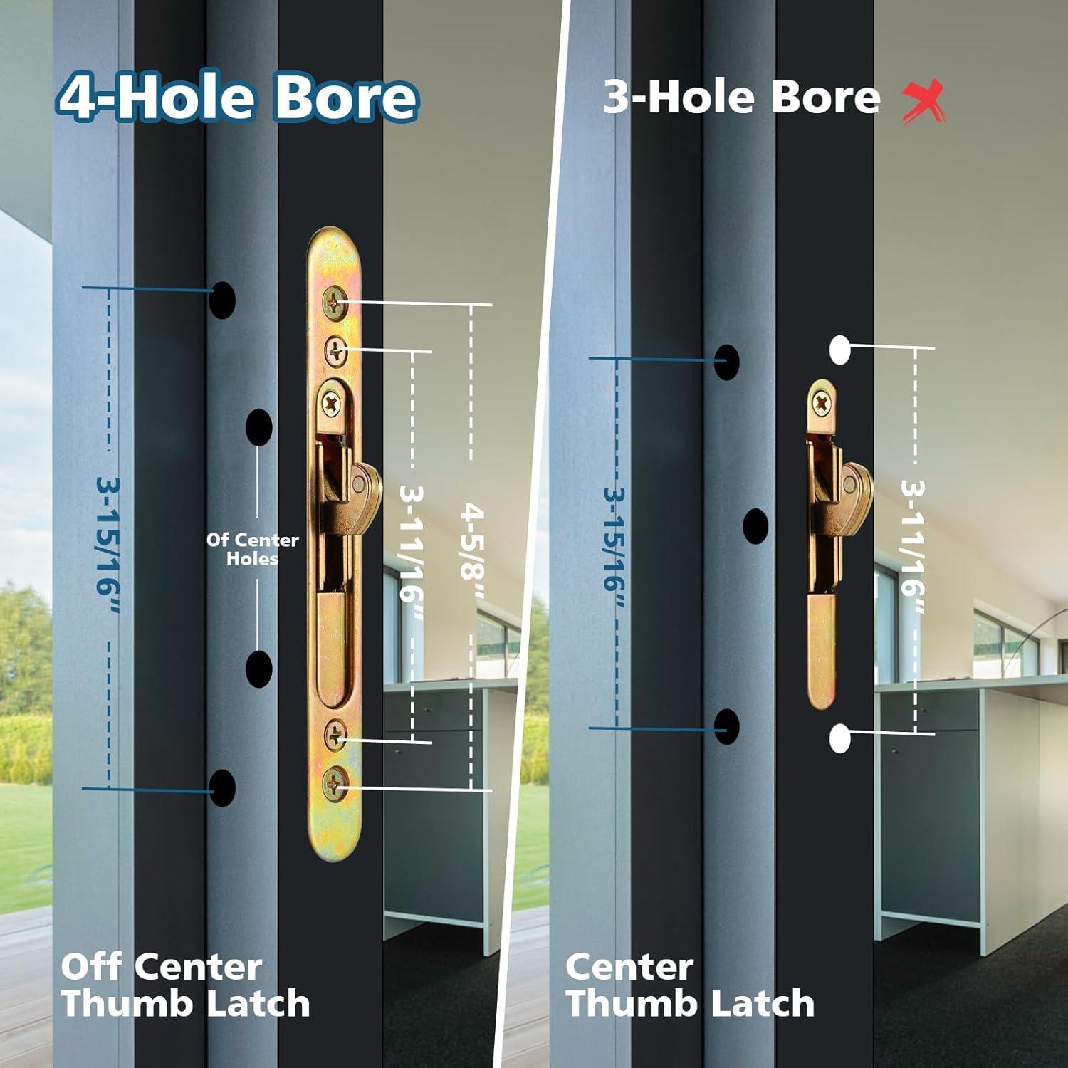 Juego de Manijas para Puertas Corredizas Zinkitool Blanco