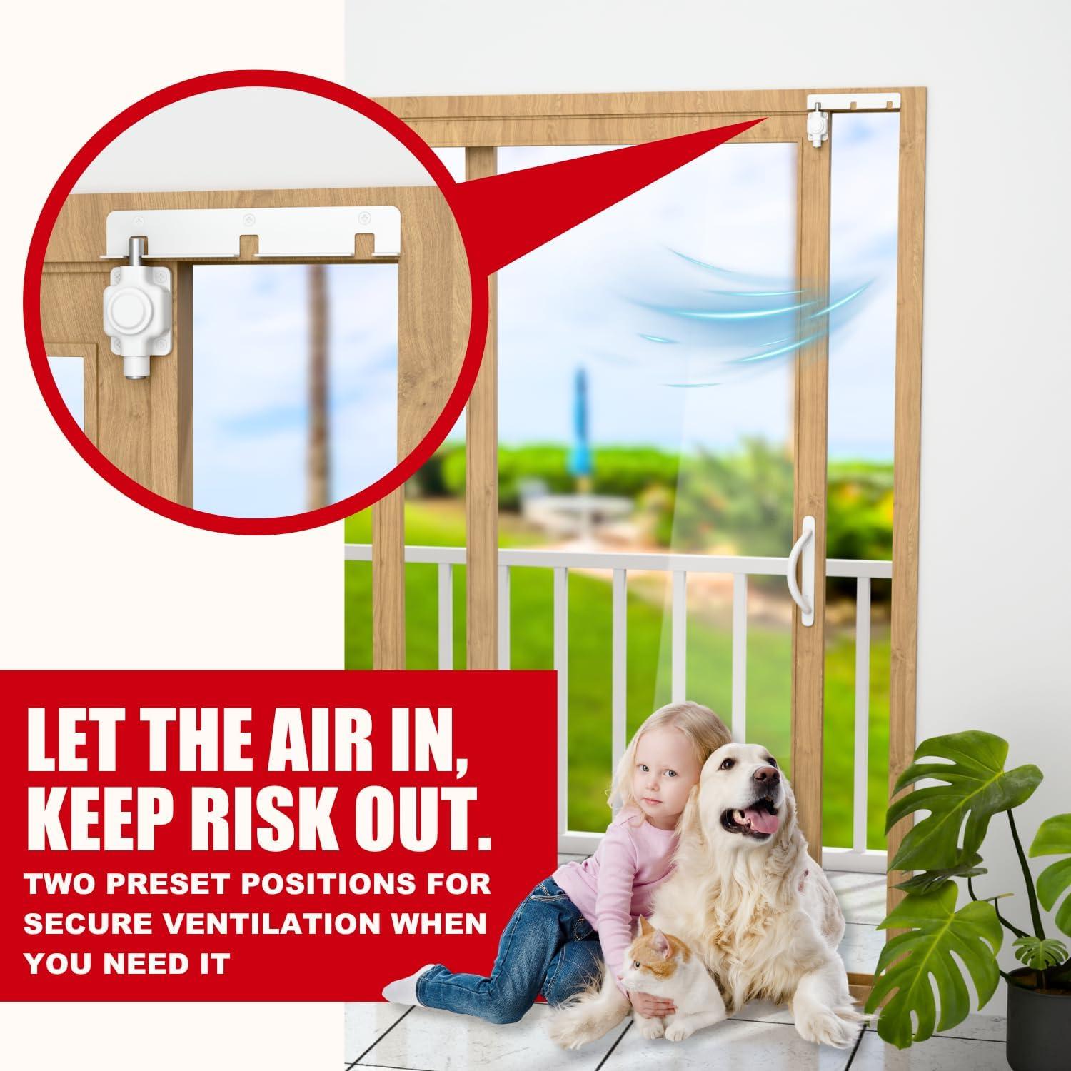 Cerradura de Patio Securityman para Puerta Deslizante de Vidrio