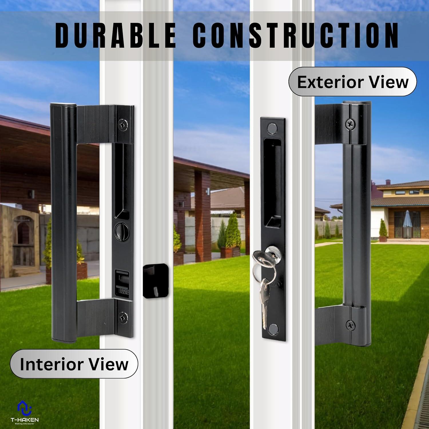 Juego de Manijas para Puerta de Vidrio Deslizante T-HAKEN