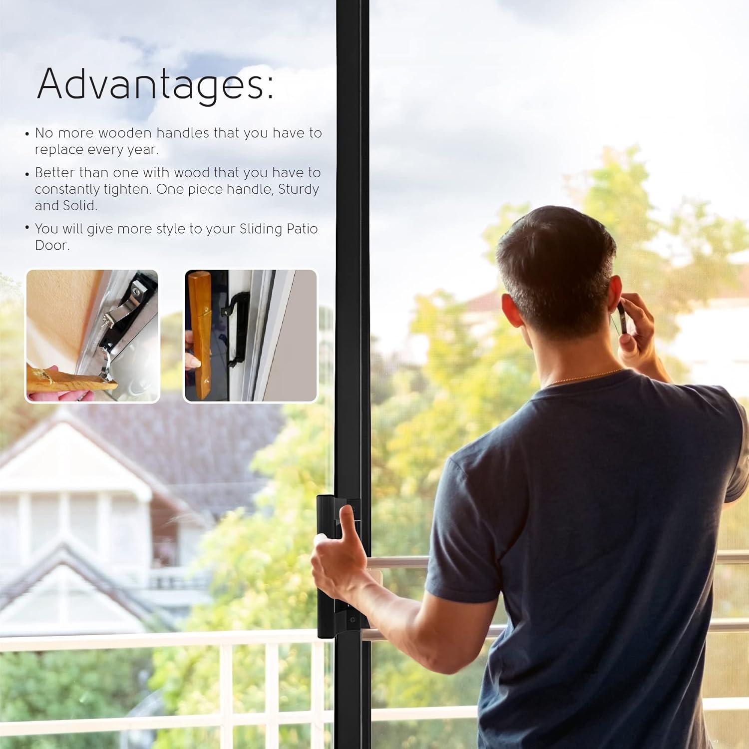 Juego de Manijas para Puerta de Vidrio Deslizante T-HAKEN