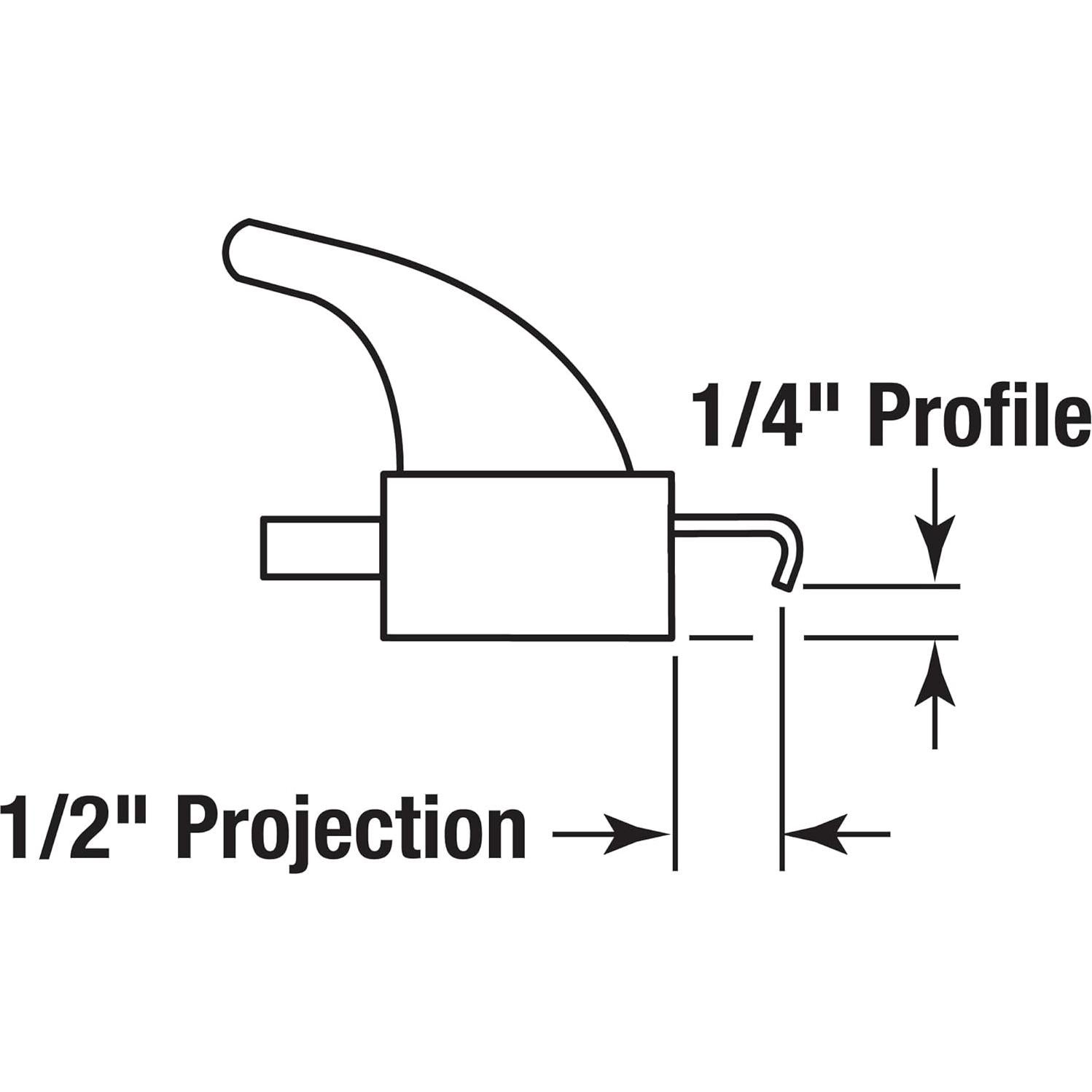 Juego de Manijas para Puerta Deslizante Prime-Line C 1263 Blanco