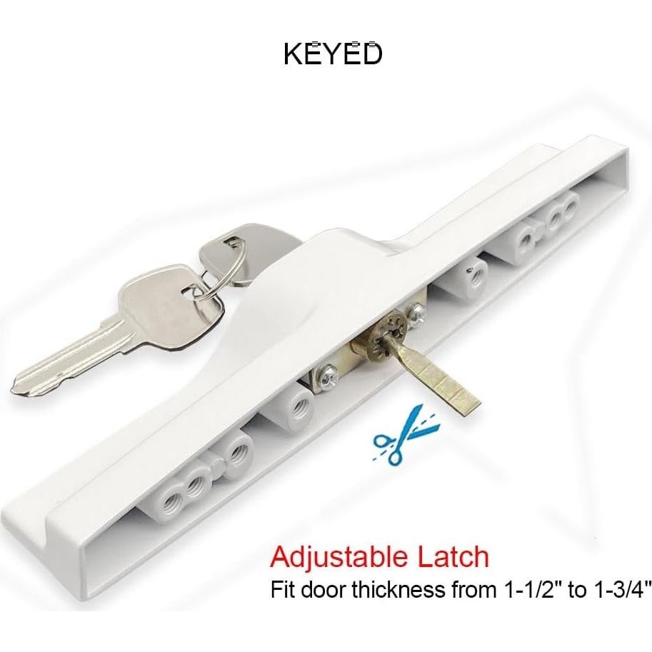 Juego de Manija de Puerta Corredera ALLYWASAI con Cerradura