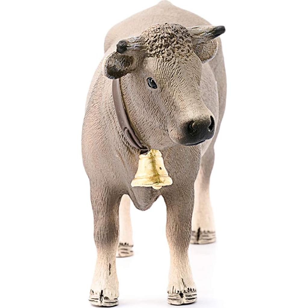 Figura Vaca Braunvieh Schleich 14.4x4.1x8.5cm Juguete Granja