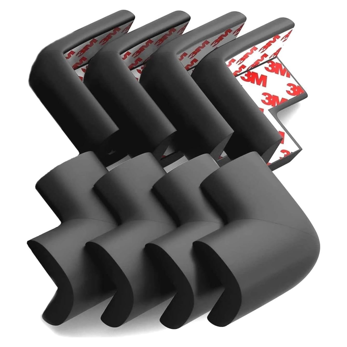 Protectores de Esquinas para Bebés Komfortology 8 Piezas Negro