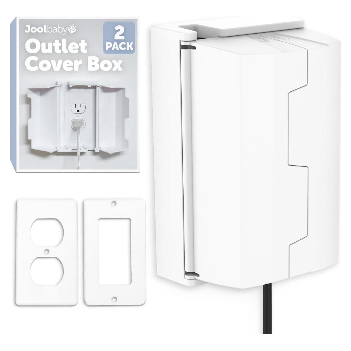 Caja de Cubierta de Enchufe Jool Baby - Seguridad Infantil (2 Pzs)