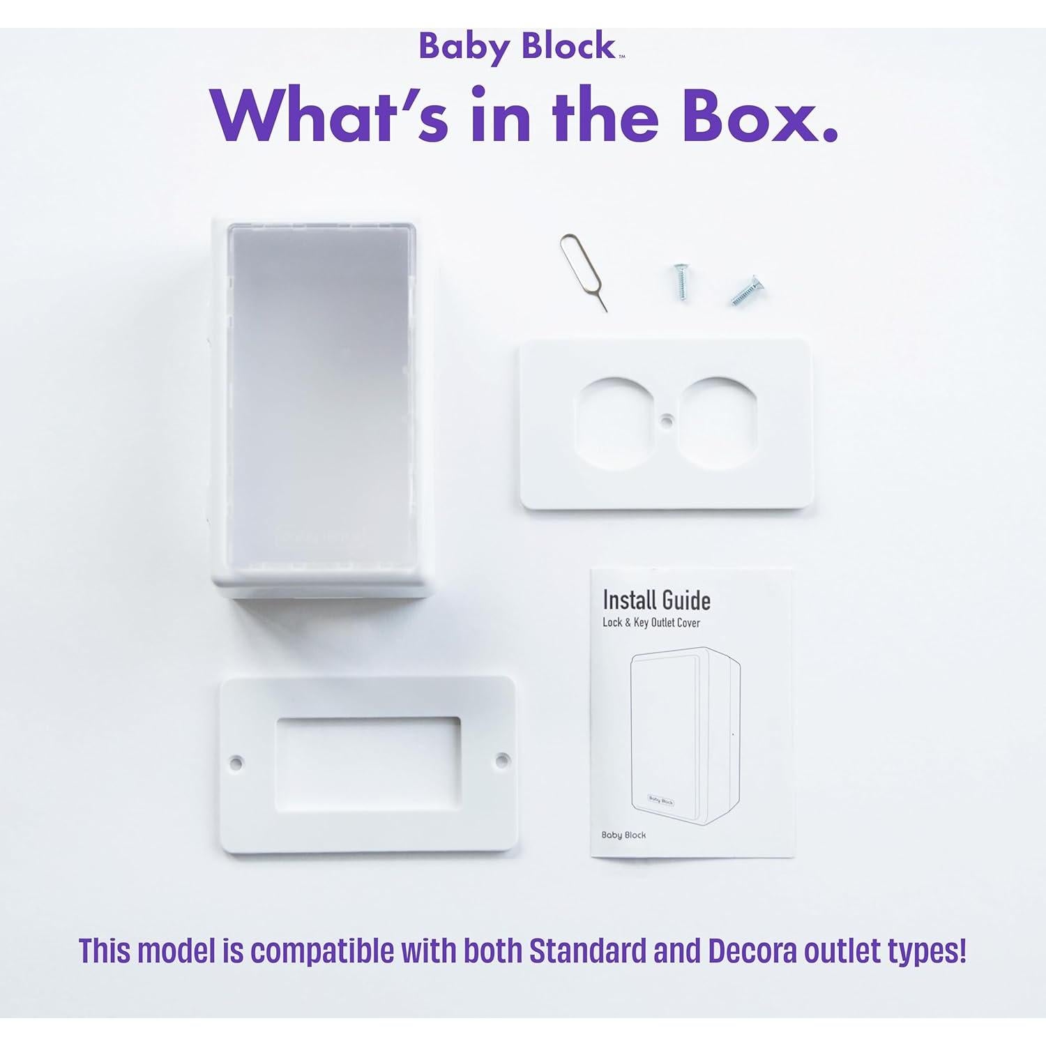 Cubierta de Enchufe a Prueba de Niños Baby Block BB02