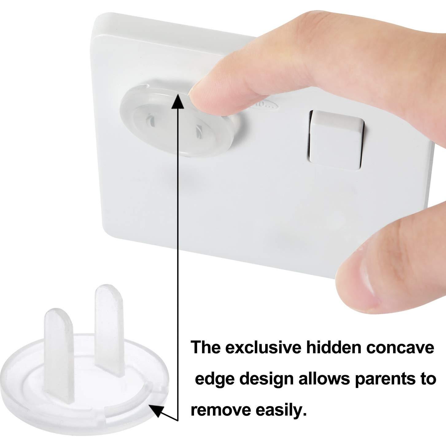 Cubiertas de Enchufe PandaEar 52 Unidades a Prueba de Niños