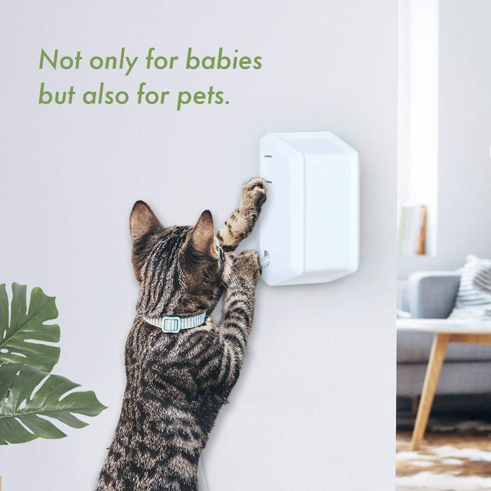 Caja de Cubierta de Enchufe Eléctrico EUDEMON para Bebés - Blanco