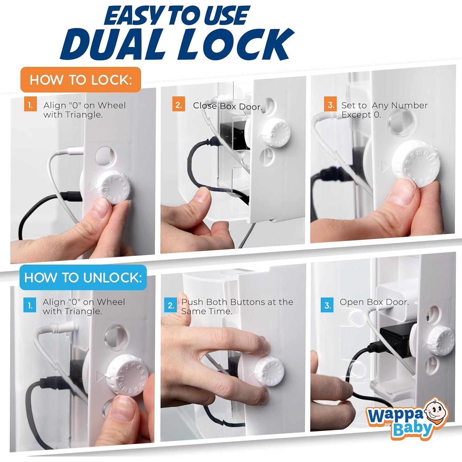 Caja de Seguridad para Enchufe OCB20 con Doble Bloqueo - Protección Infantil