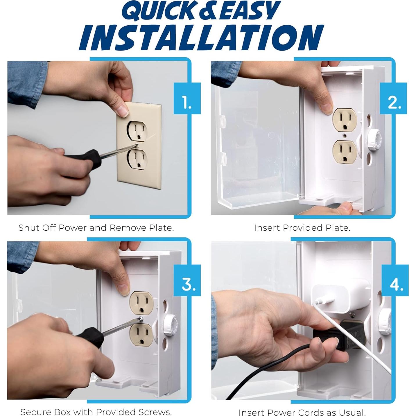 Caja de Seguridad para Enchufe OCB20 con Doble Bloqueo - Protección Infantil
