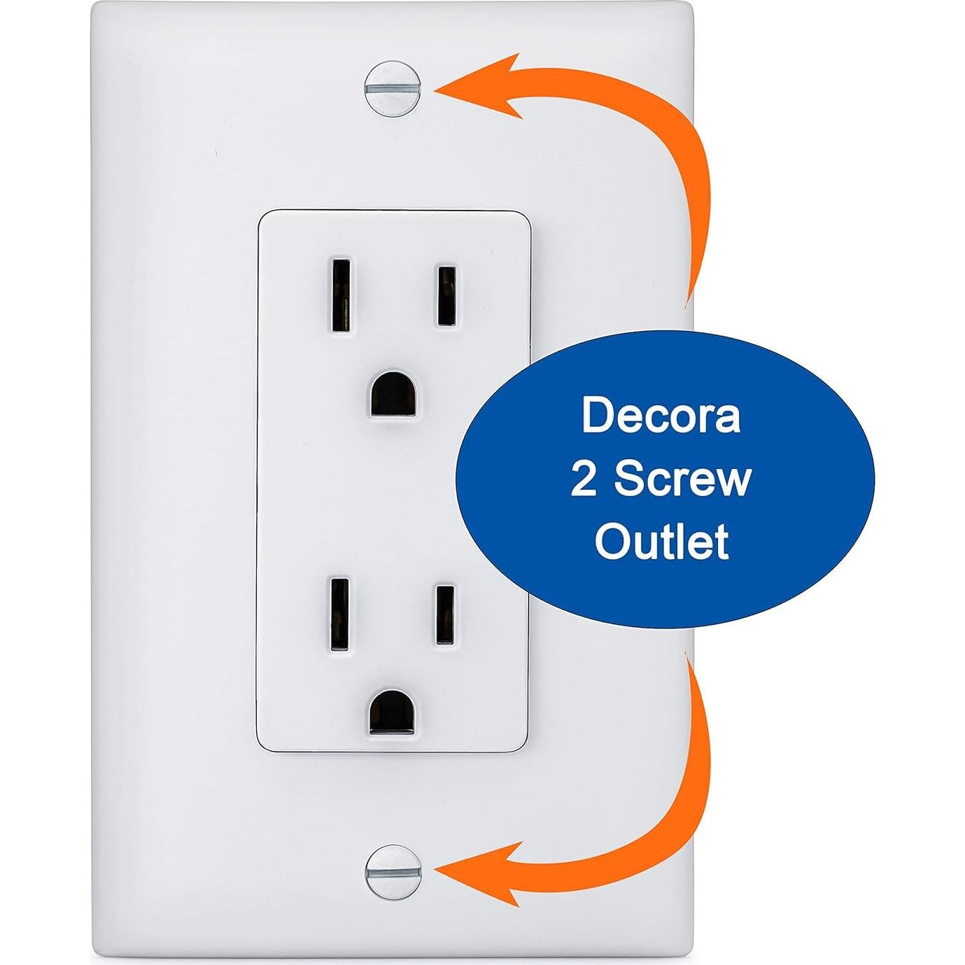 Paquete de 6 cubiertas de enchufe Safety Innovations - Blanco