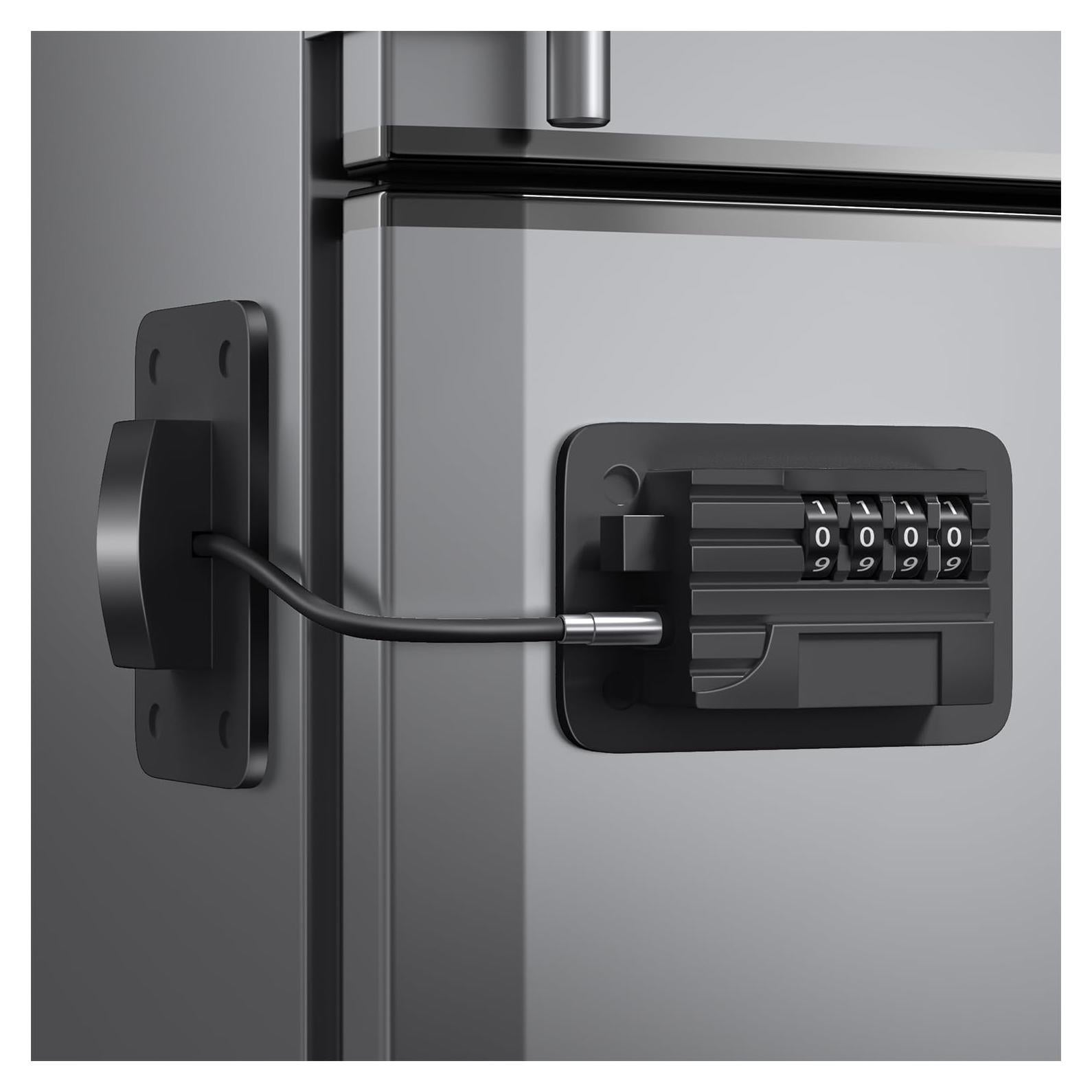 Cerradura de Refrigerador Ougourim SLMMB22 Negra con Combinación