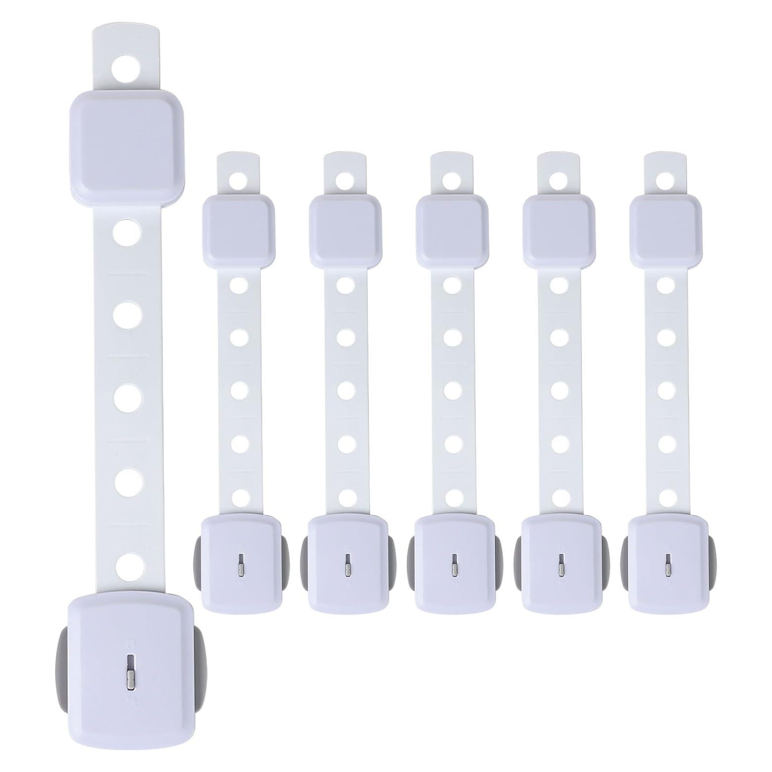 Cerraduras de Gabinete Fursafe&Q para Seguridad Infantil - Paquete de 6