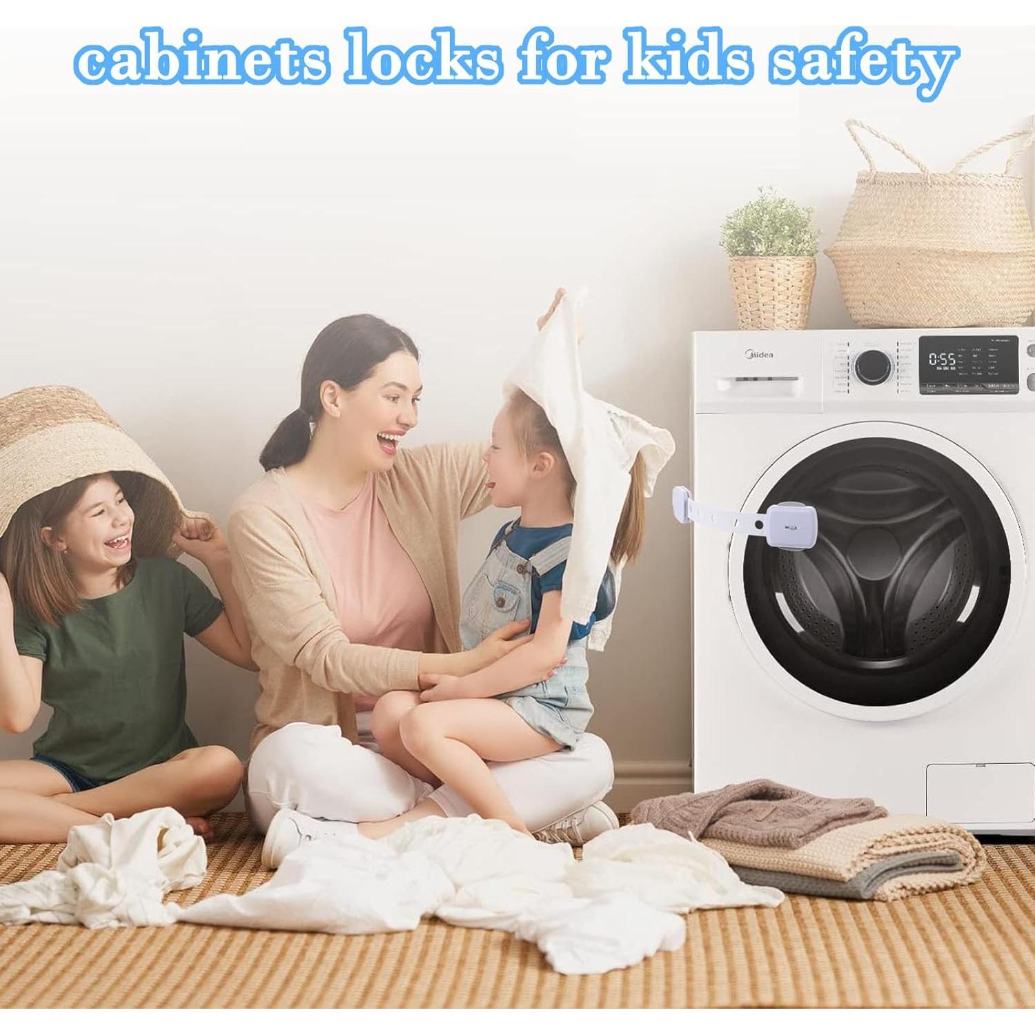 Cerraduras de Gabinete Fursafe&Q para Seguridad Infantil - Paquete de 6