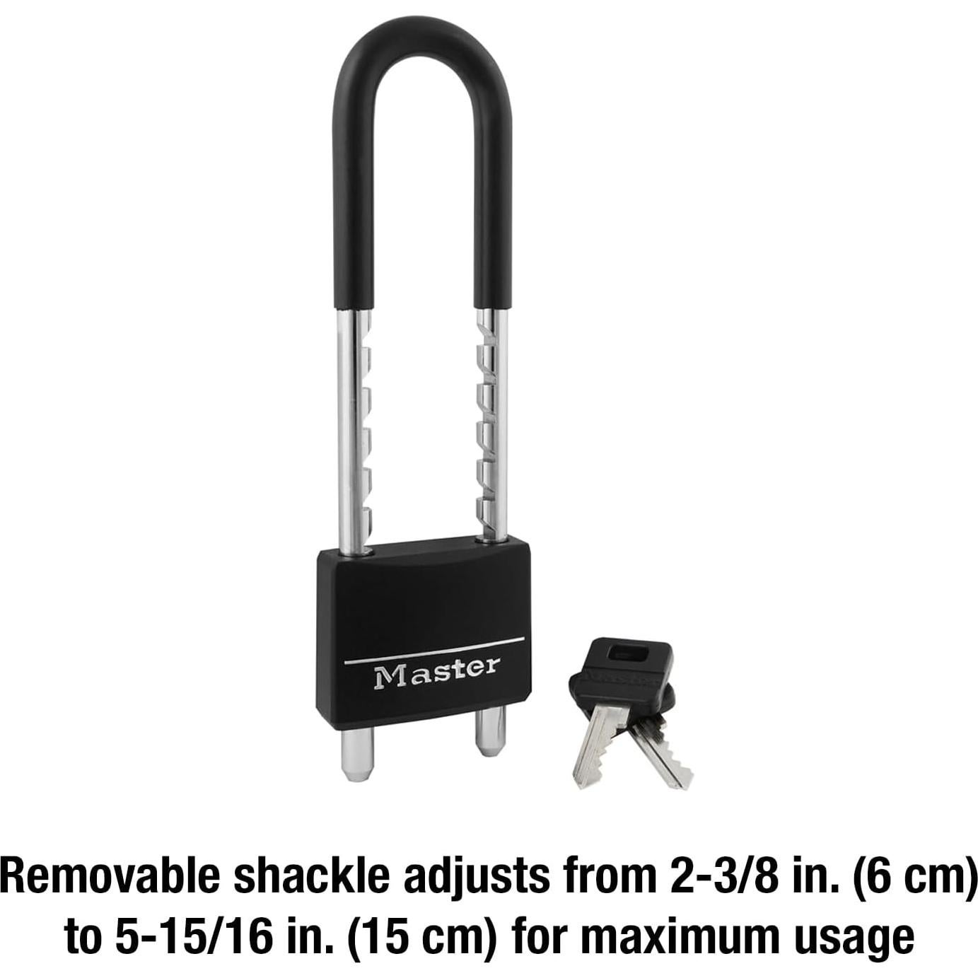 Candado Master Lock 527D Ajustable con Llave 2" Negro