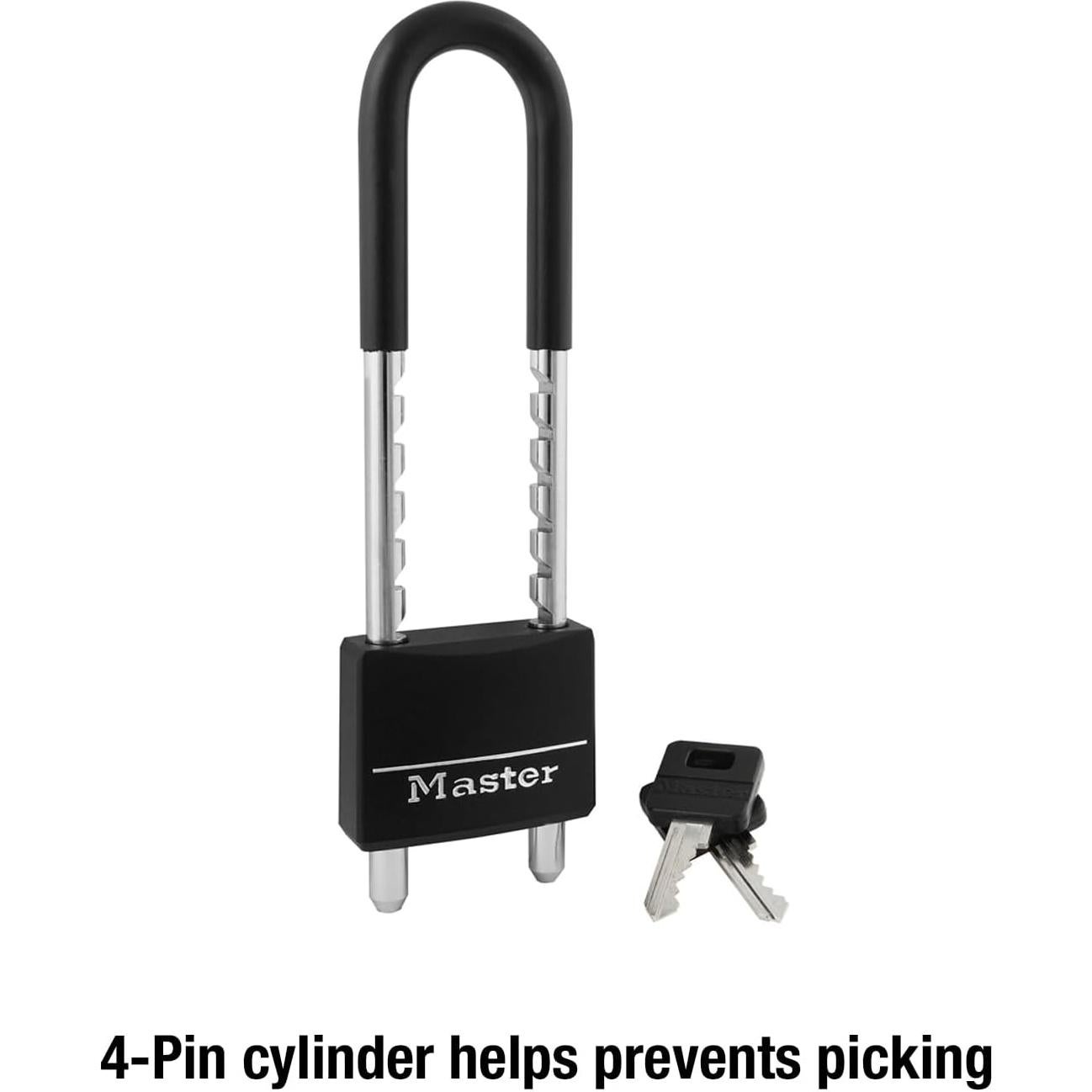 Candado Master Lock 527D Ajustable con Llave 2" Negro