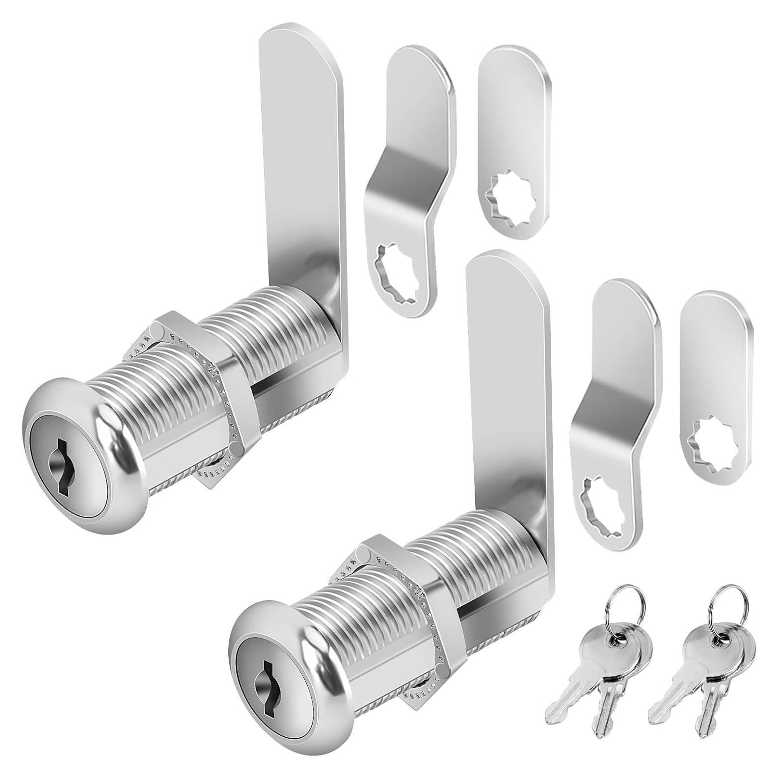 Cerraduras de gabinete Cylinnda 40mm con llaves - 2 paquetes