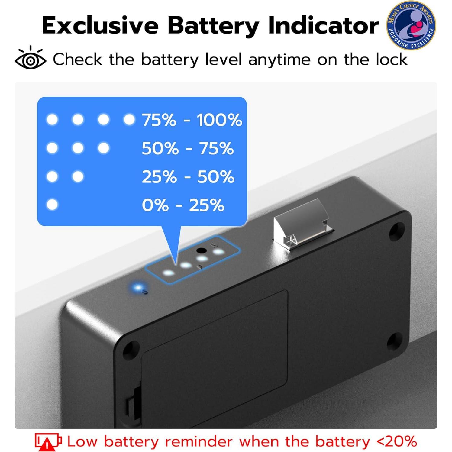 Cerradura Inteligente Bluetooth Anweller HJ-F3BC - Protección Infantil