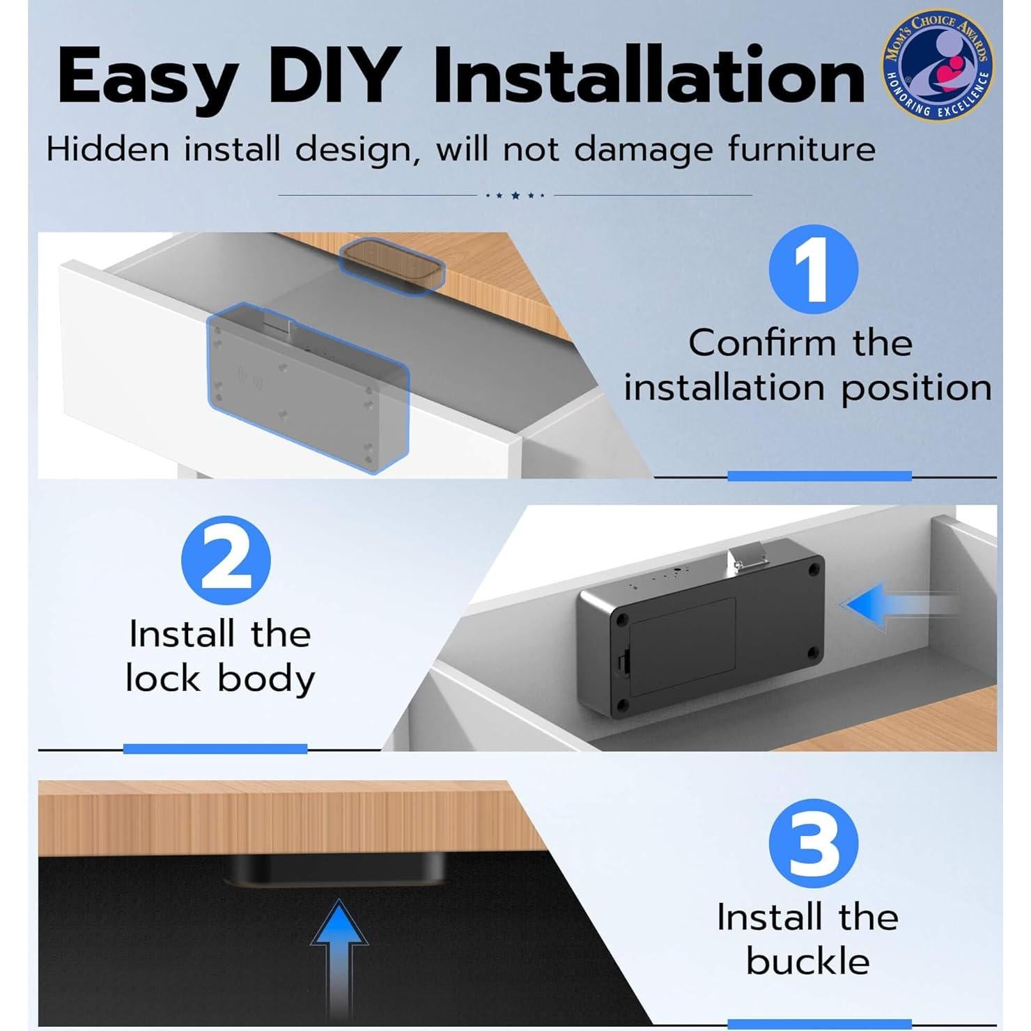 Cerradura Inteligente Bluetooth Anweller HJ-F3BC - Protección Infantil