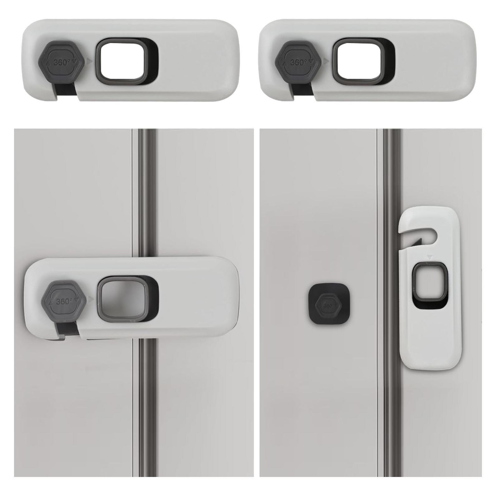 Cerraduras de Seguridad para Refrigerador HFengQ - 2 Pack