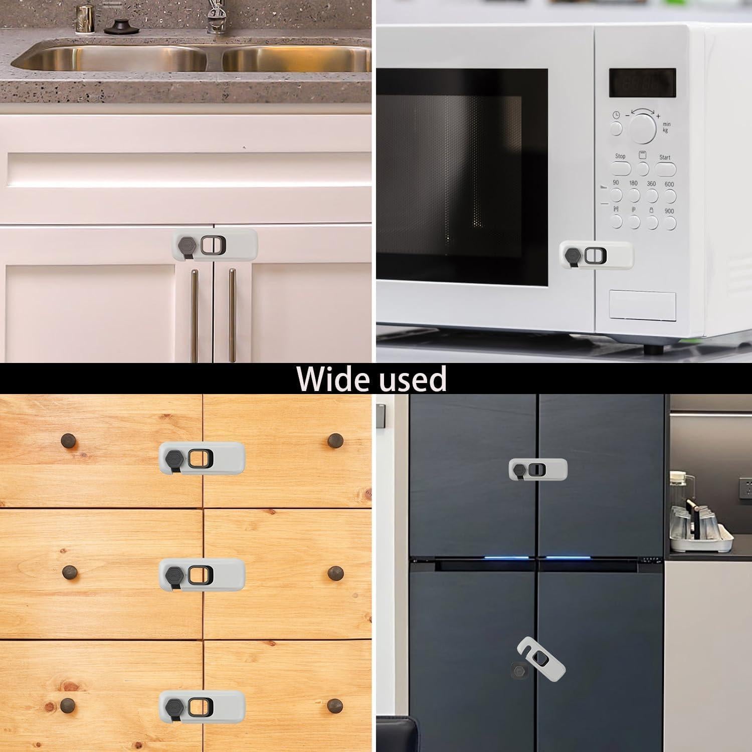 Cerraduras de Seguridad para Refrigerador HFengQ - 2 Pack