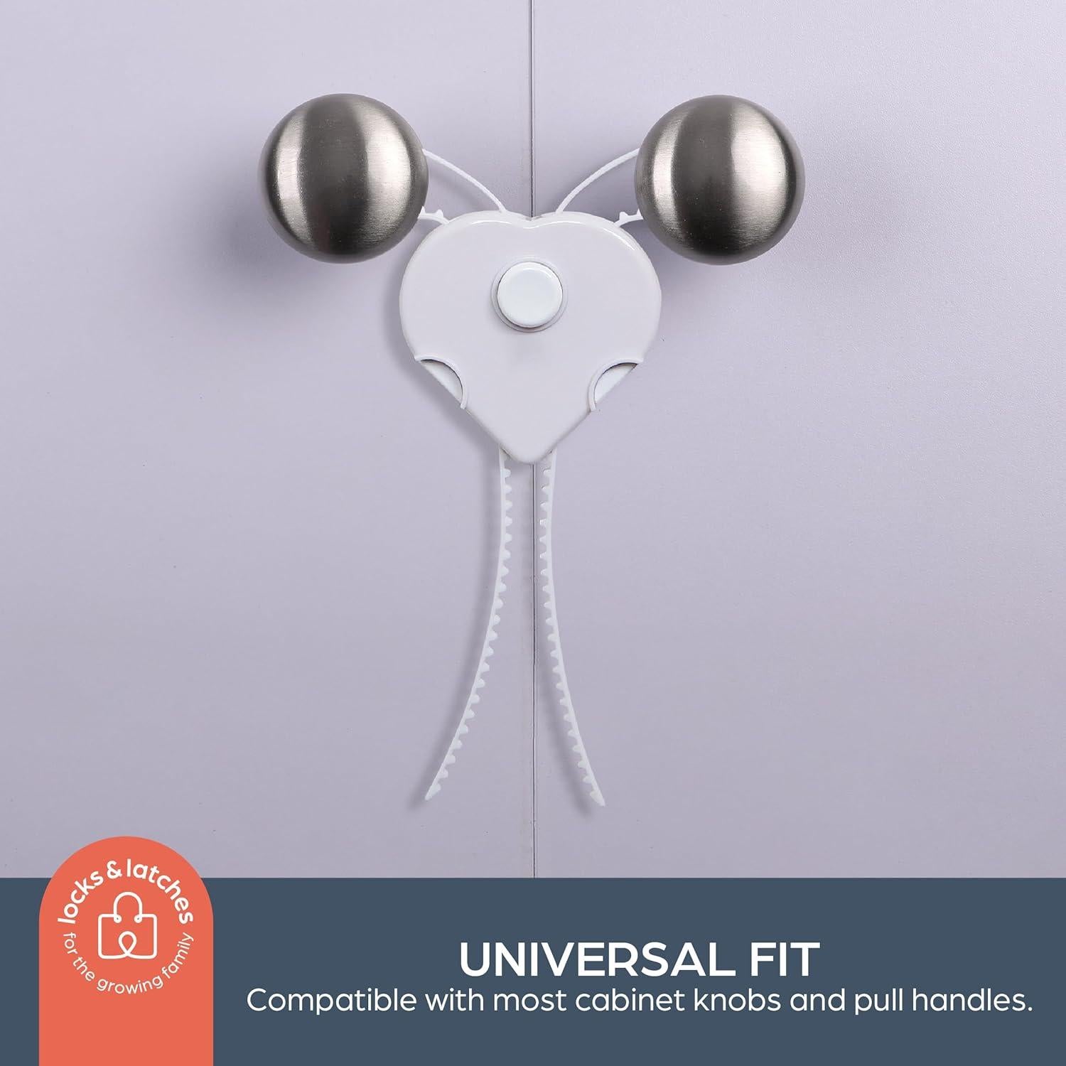 Cerraduras de Seguridad Dreambaby Flexi Lock para Gabinetes - 2 Unidades