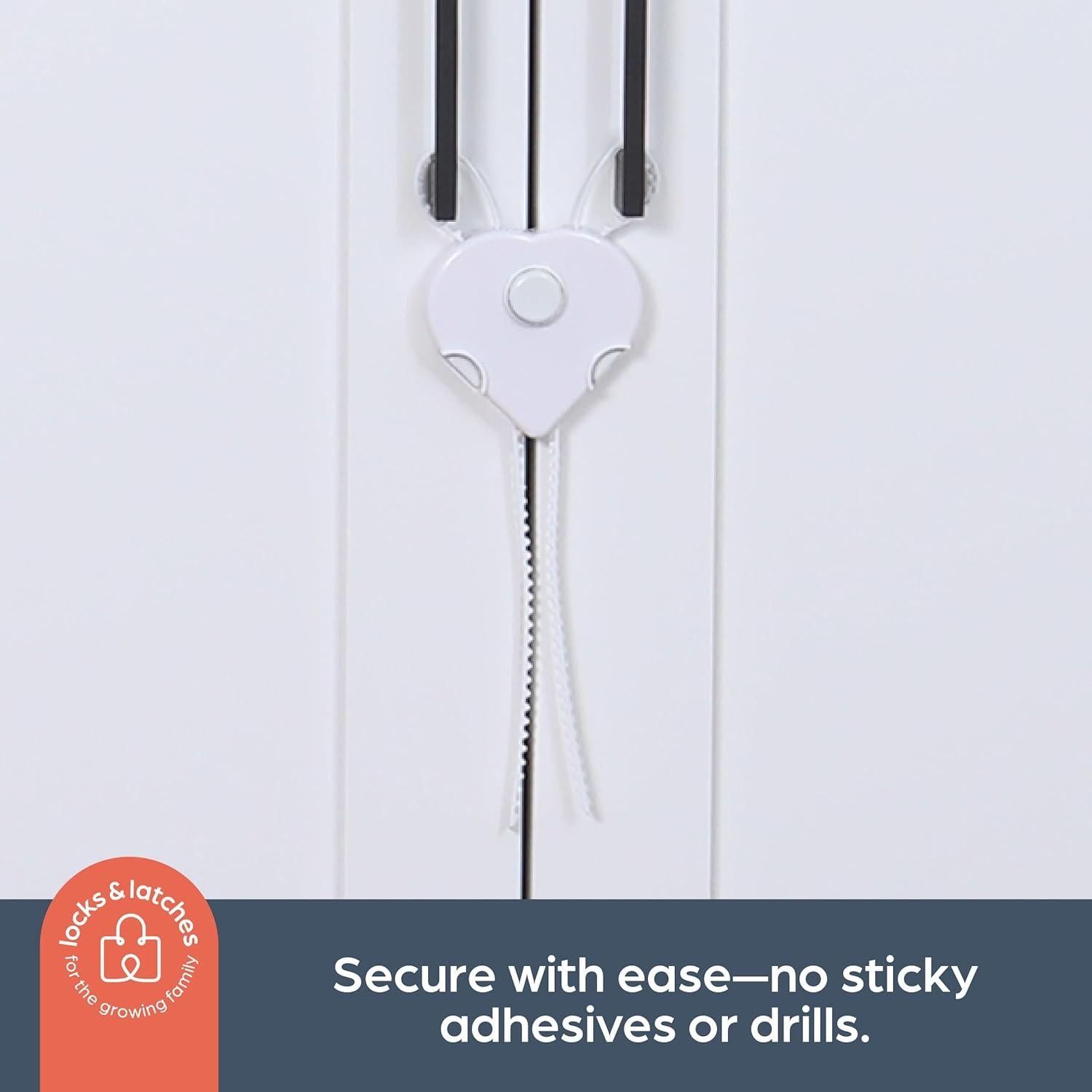 Cerraduras de Seguridad Dreambaby Flexi Lock para Gabinetes - 2 Unidades