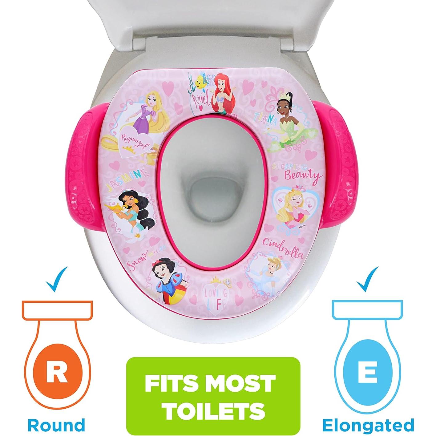 Asiento de Inodoro Suave Disney Princesa Amando la Vida