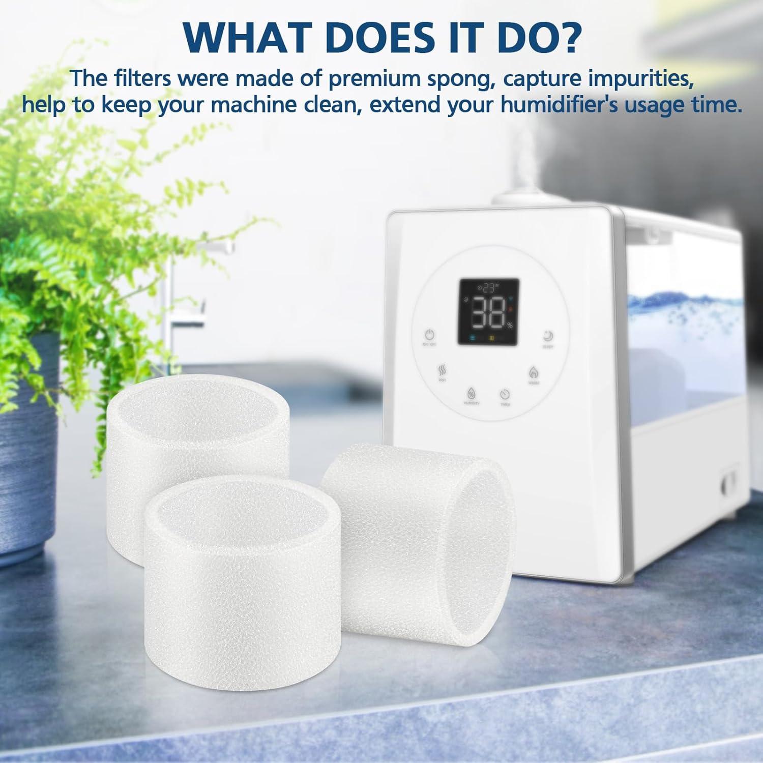 Filtros de Reemplazo para Humidificador Beckacher 30 Paquetes