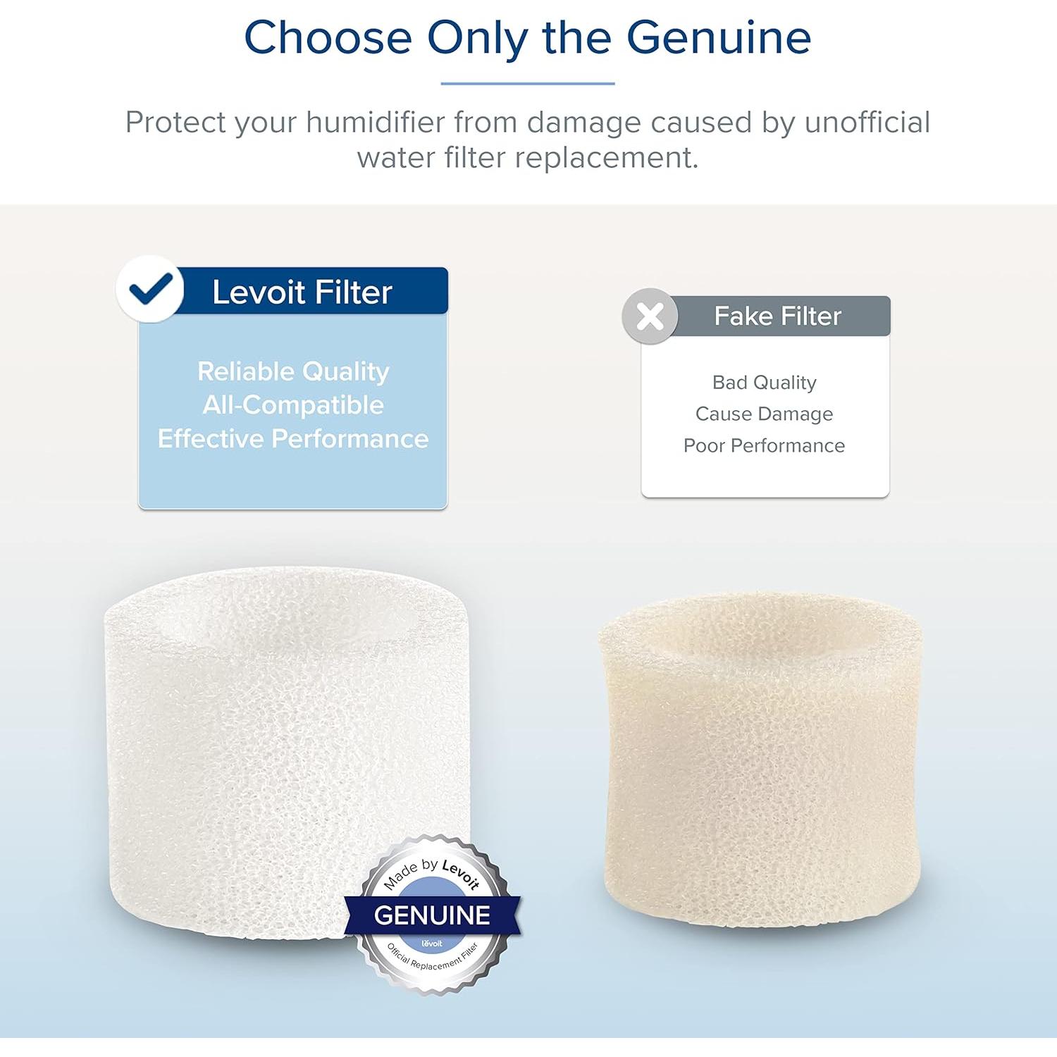 Filtros de Reemplazo LEVOIT para Humidificador - 10 Paquetes