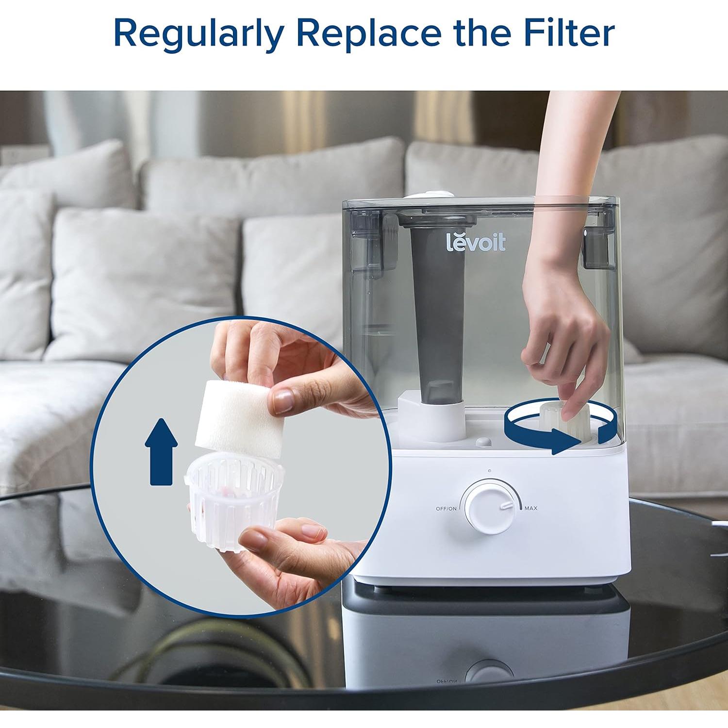 Filtros de Reemplazo LEVOIT para Humidificador - 10 Paquetes